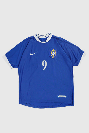 Vintage Brazil Soccer Jersey - L