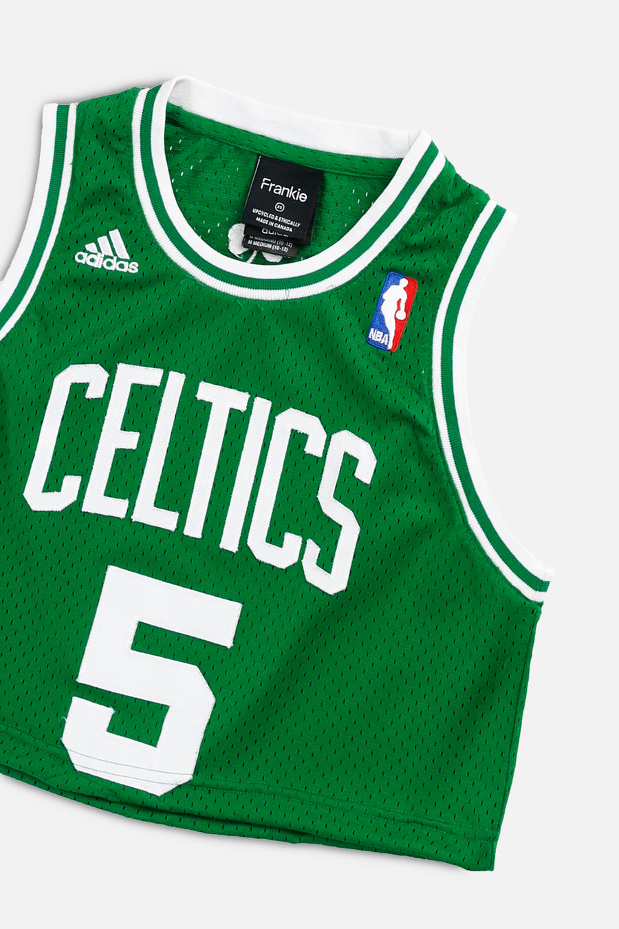 Rework Boston Celtics NBA Crop Jersey - XS