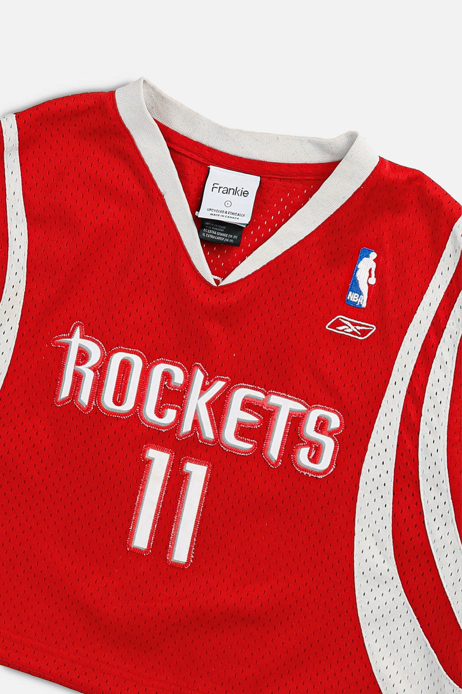 Rework Houston Rockets NBA Crop Jersey - L