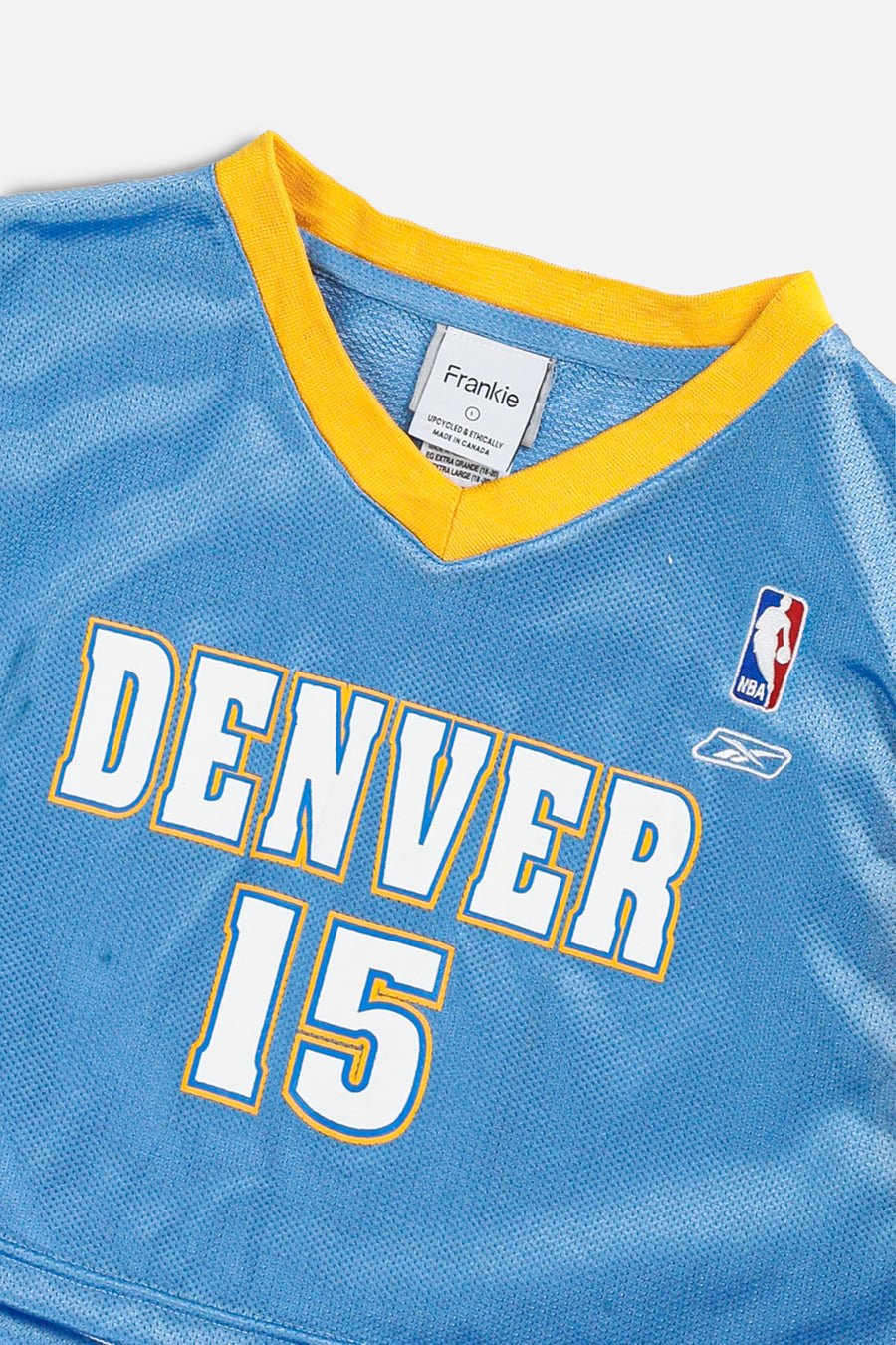 Rework Denver Nuggets NBA Crop Jersey - L