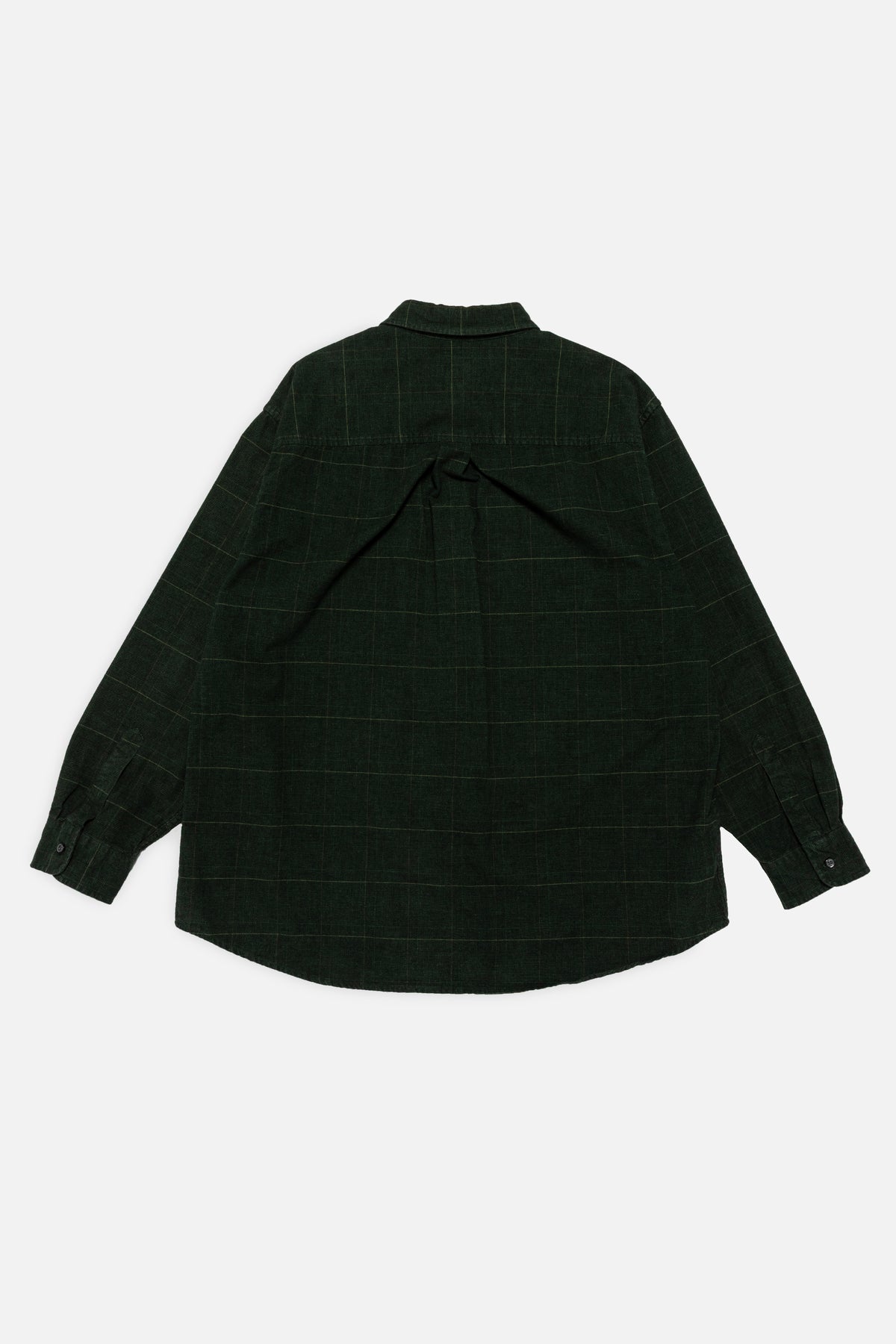 Vintage Corduroy Plaid Button Down Shirt