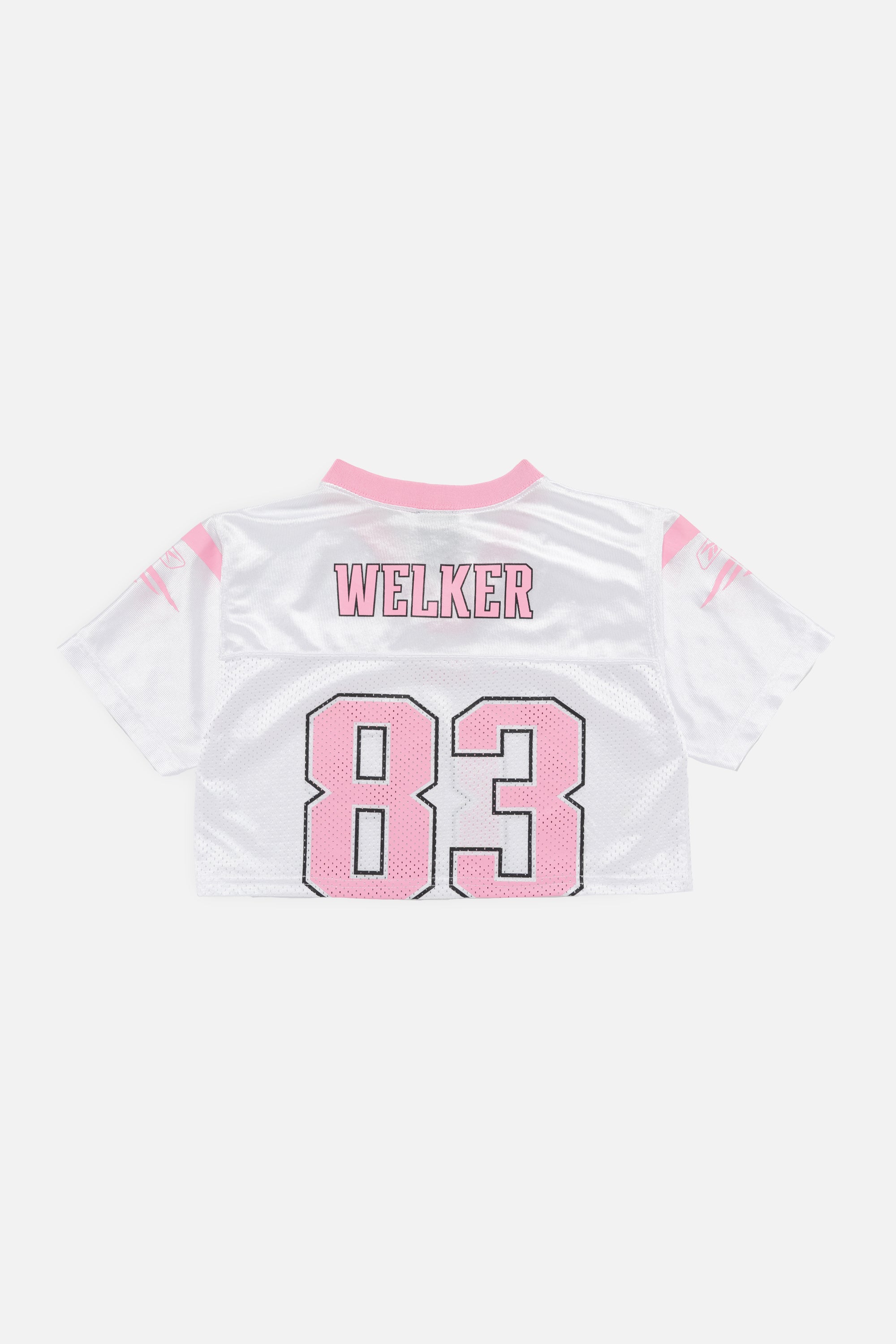 Rework New England Patriots Crop Jersey