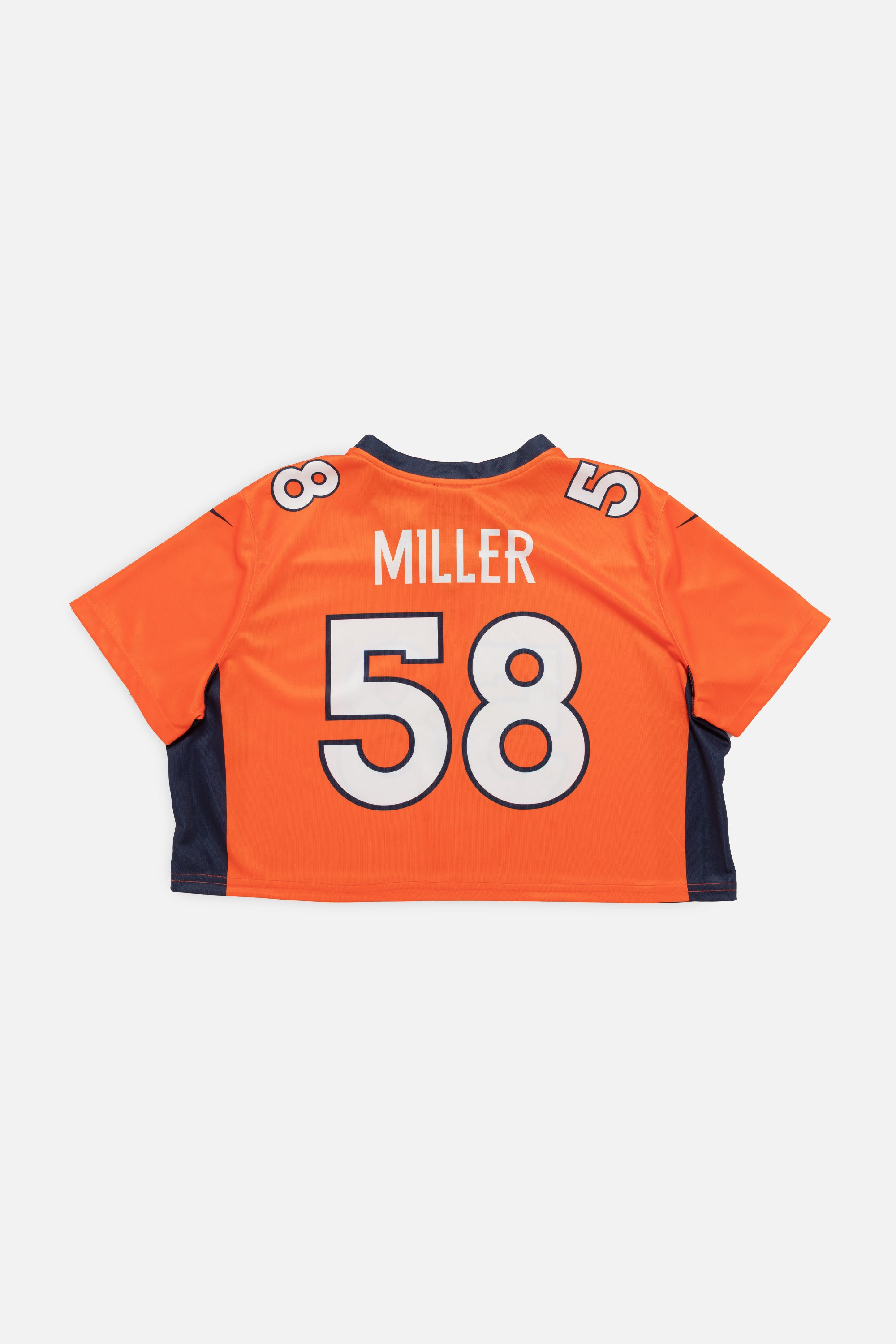 Rework Denver Broncos Crop Jersey