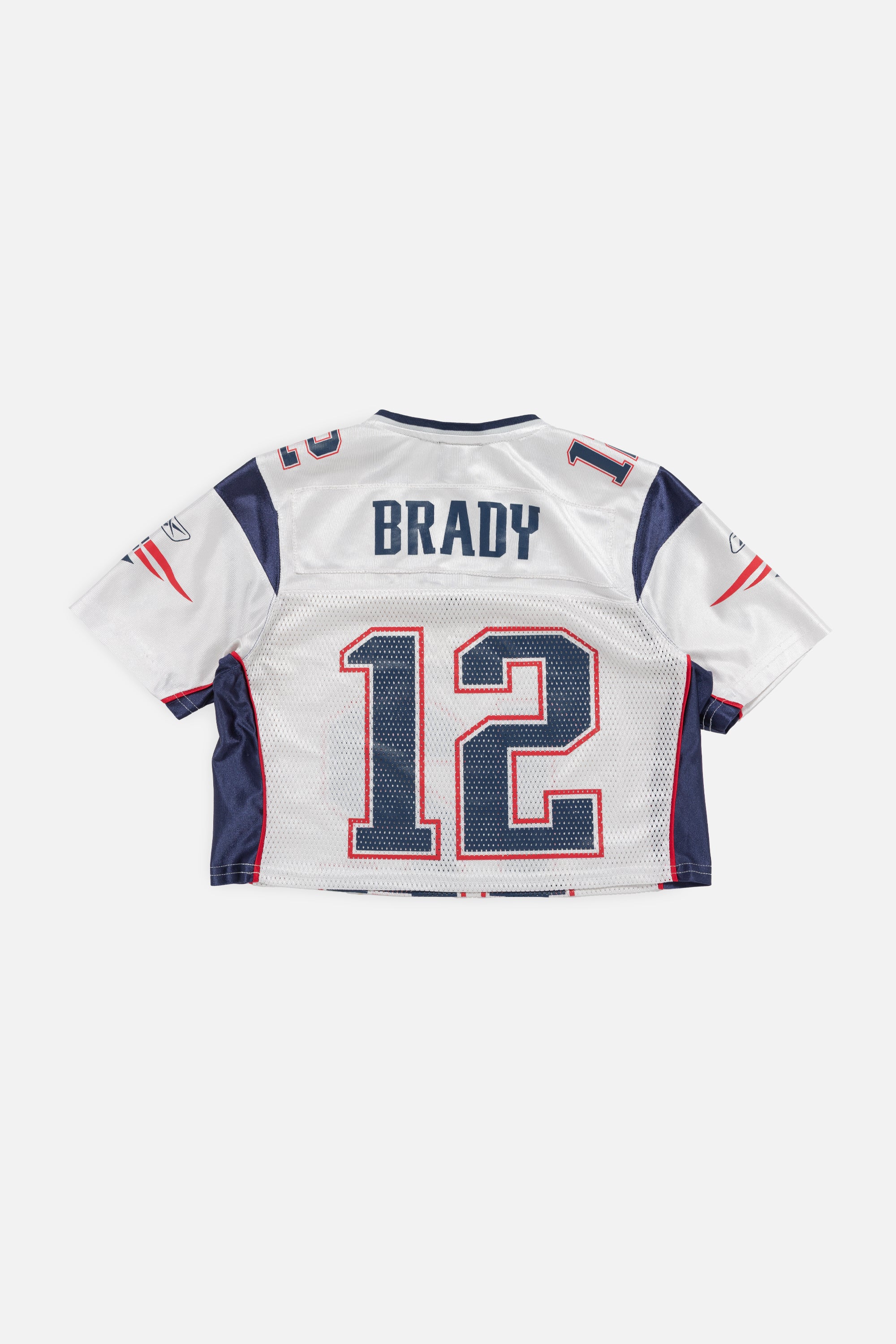 Rework New England Patriots Crop Jersey