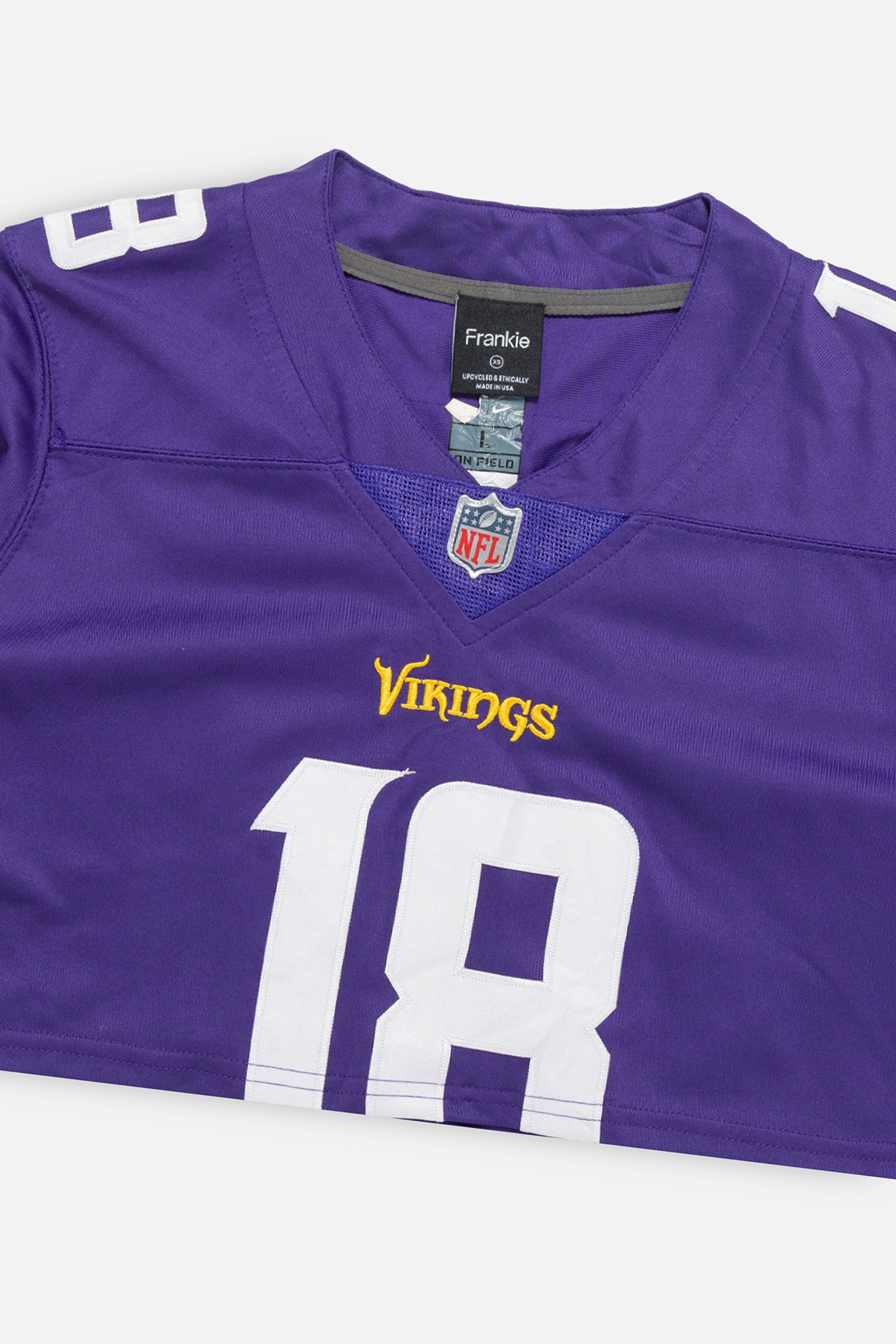 Rework Minnesota Vikings Crop Jersey