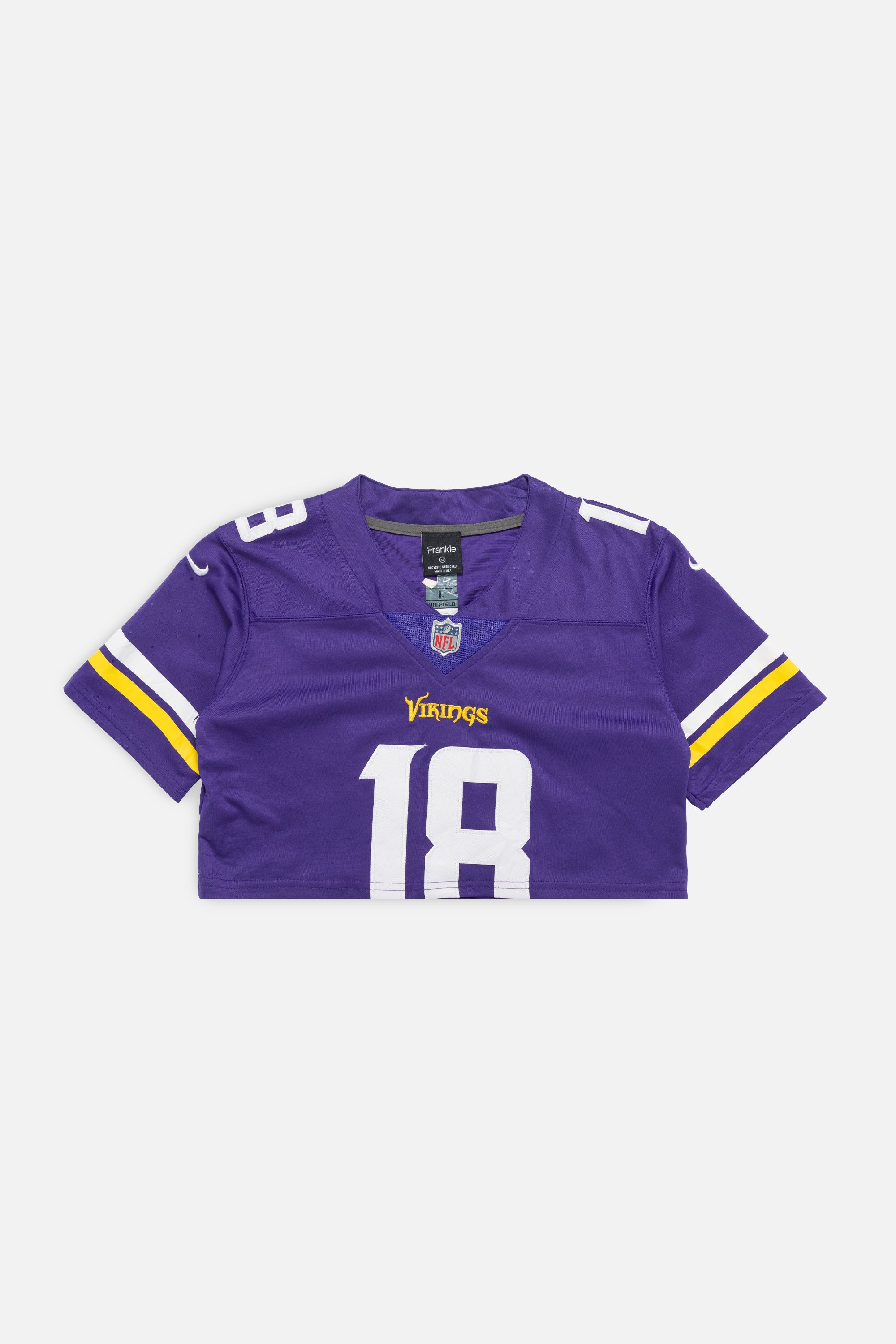 Rework Minnesota Vikings Crop Jersey