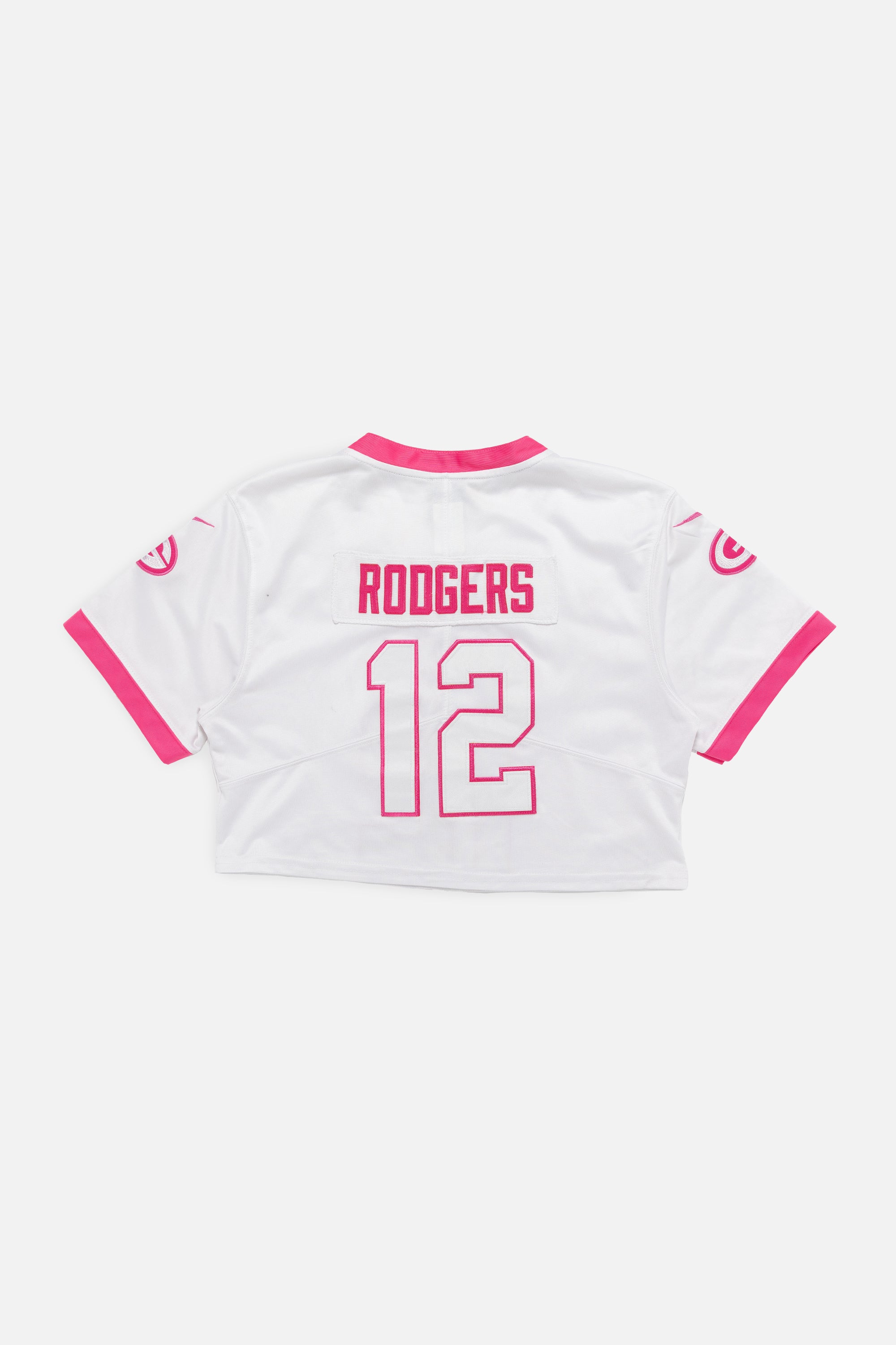 Rework Green Bay Packers Crop Jersey