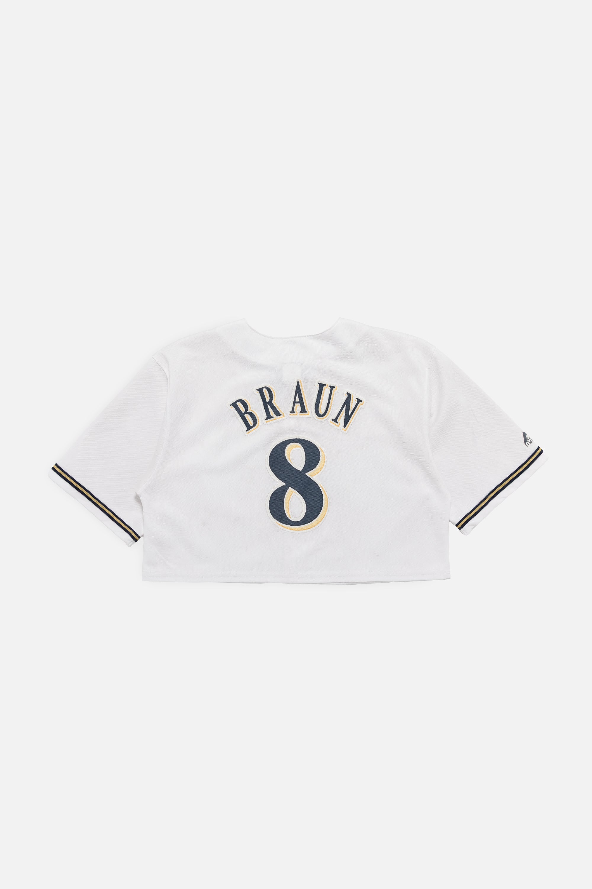 Rework Milwaukee Brewers Crop Jersey