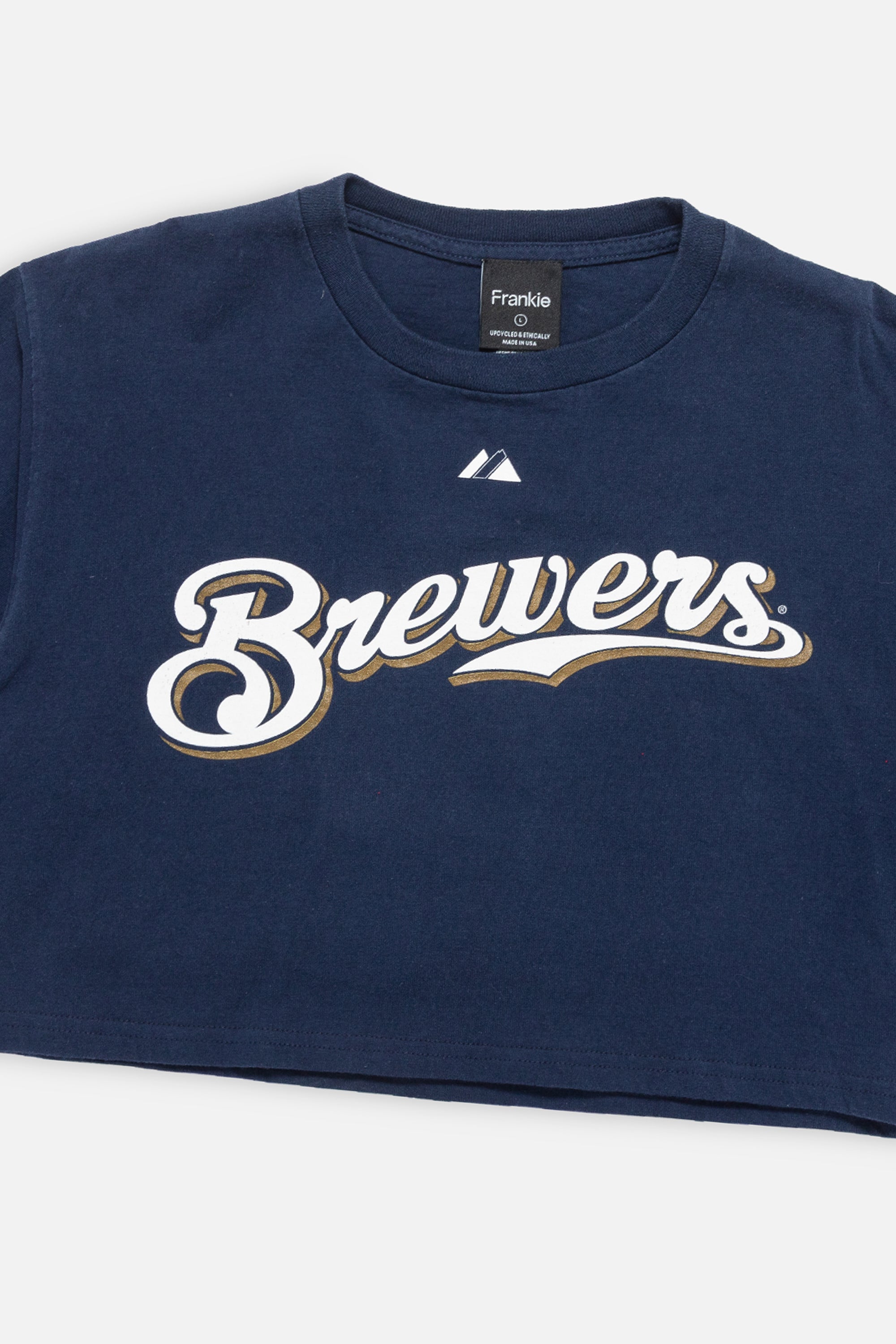 Rework Milwaukee Brewers Crop Tee