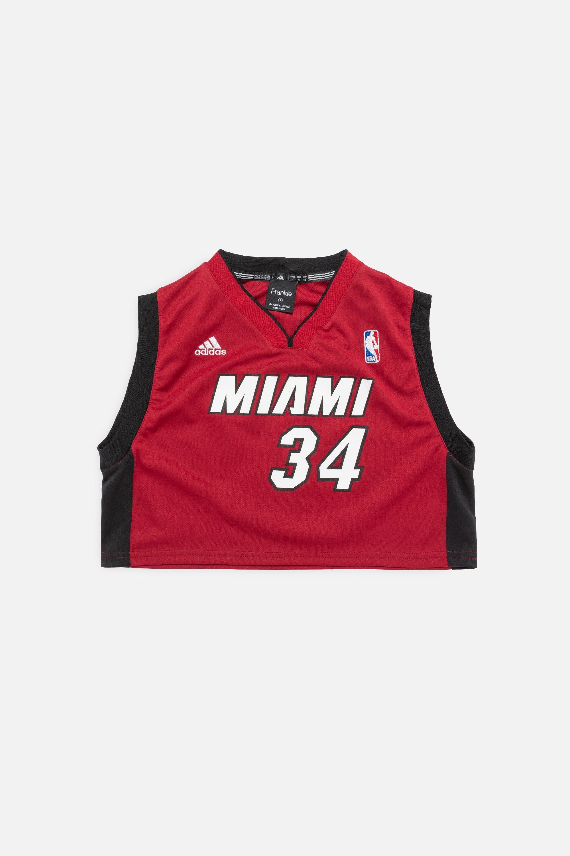 Rework Miami Heat Crop Jersey