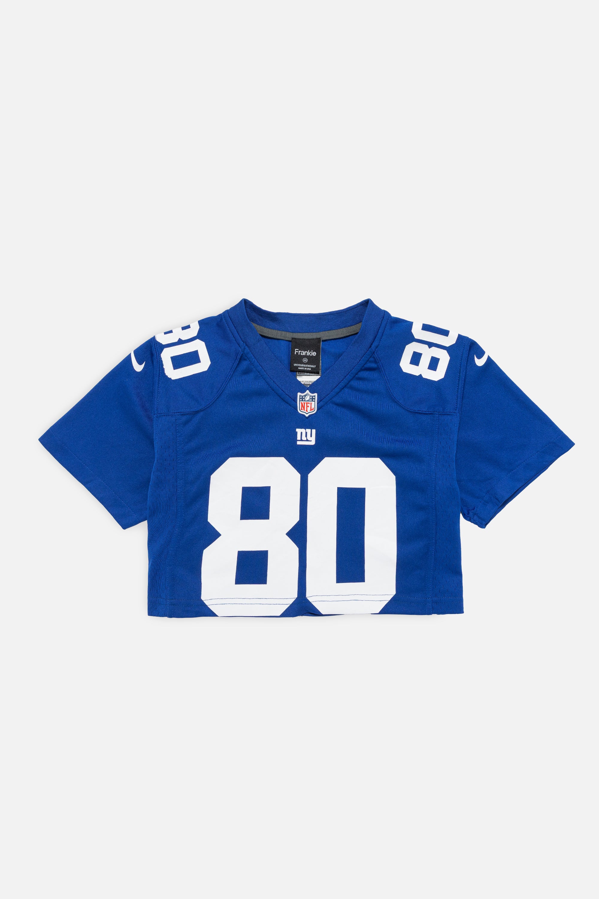 Rework New York Giants Crop Jersey