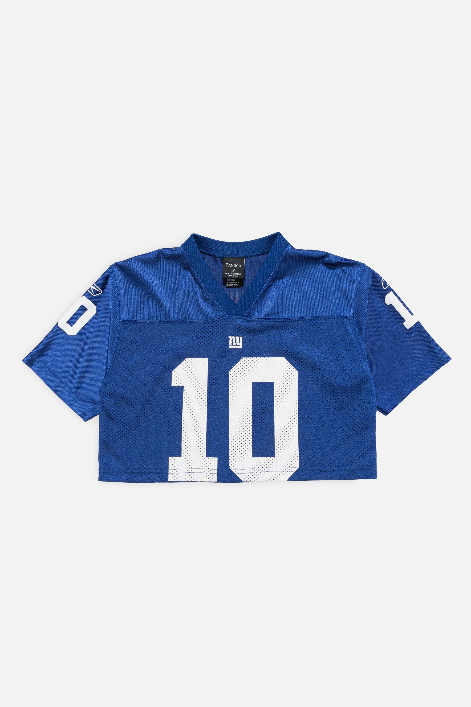 Rework New York Giants Crop Jersey