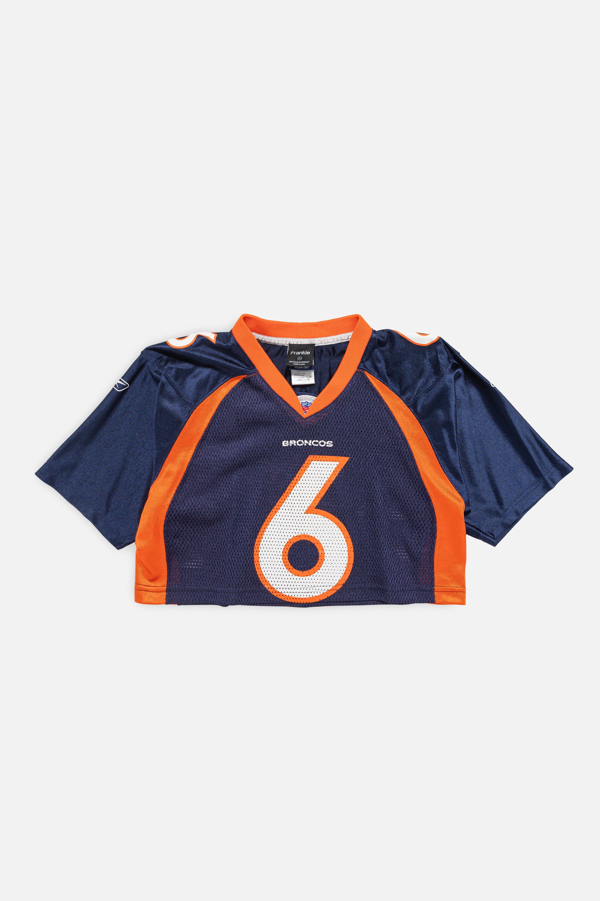 Rework Denver Broncos Crop Jersey