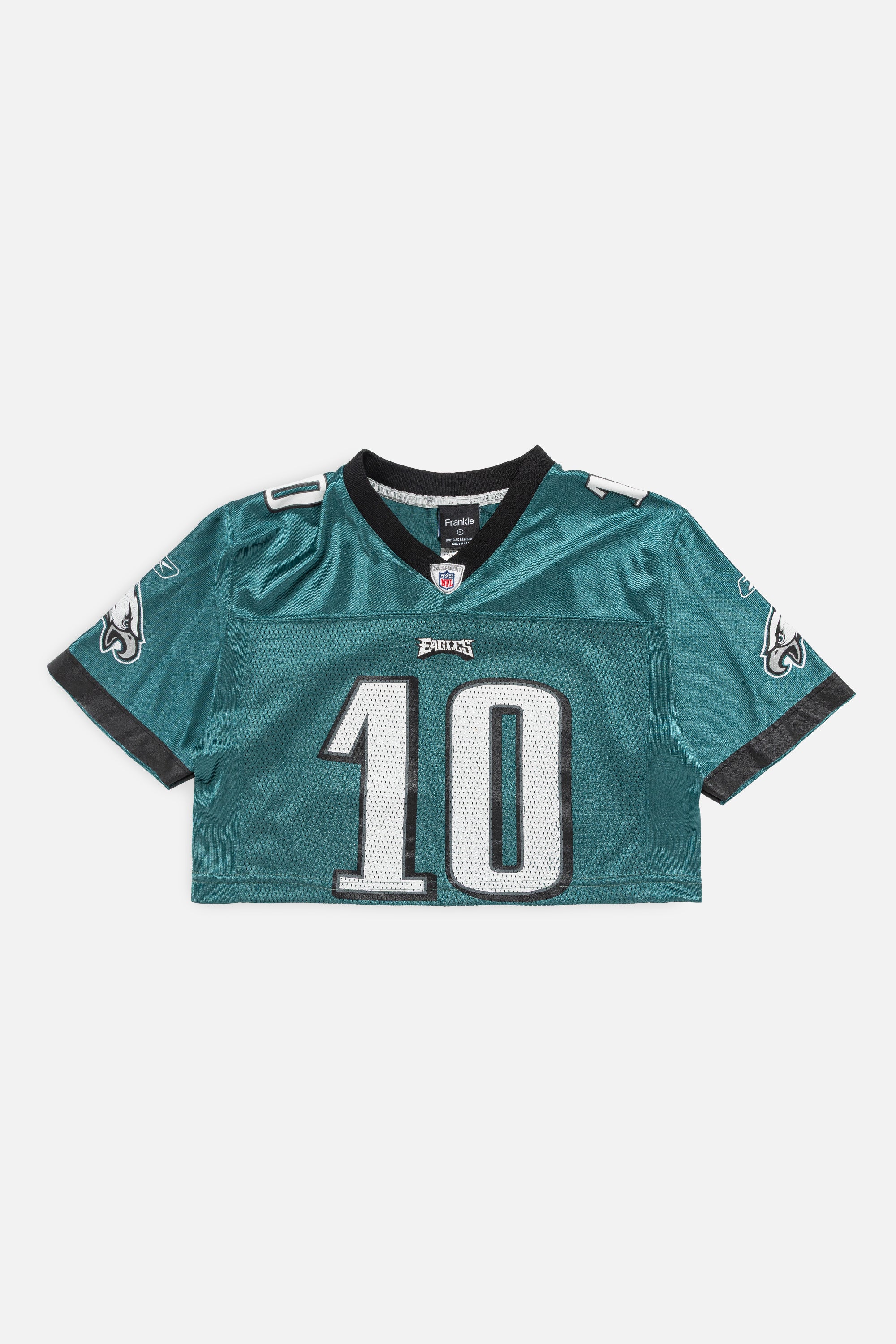 Rework Philadelphia Eagles Crop Jersey
