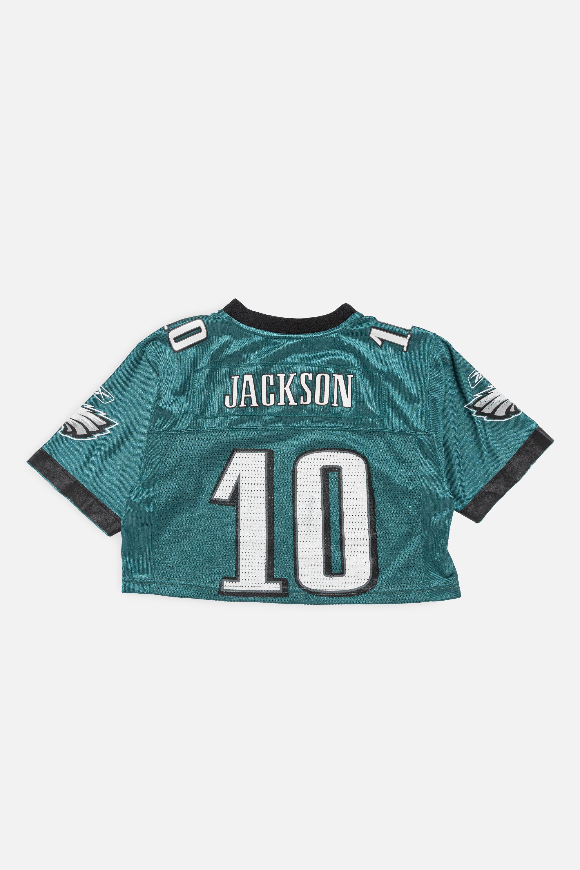 Rework Philadelphia Eagles Crop Jersey