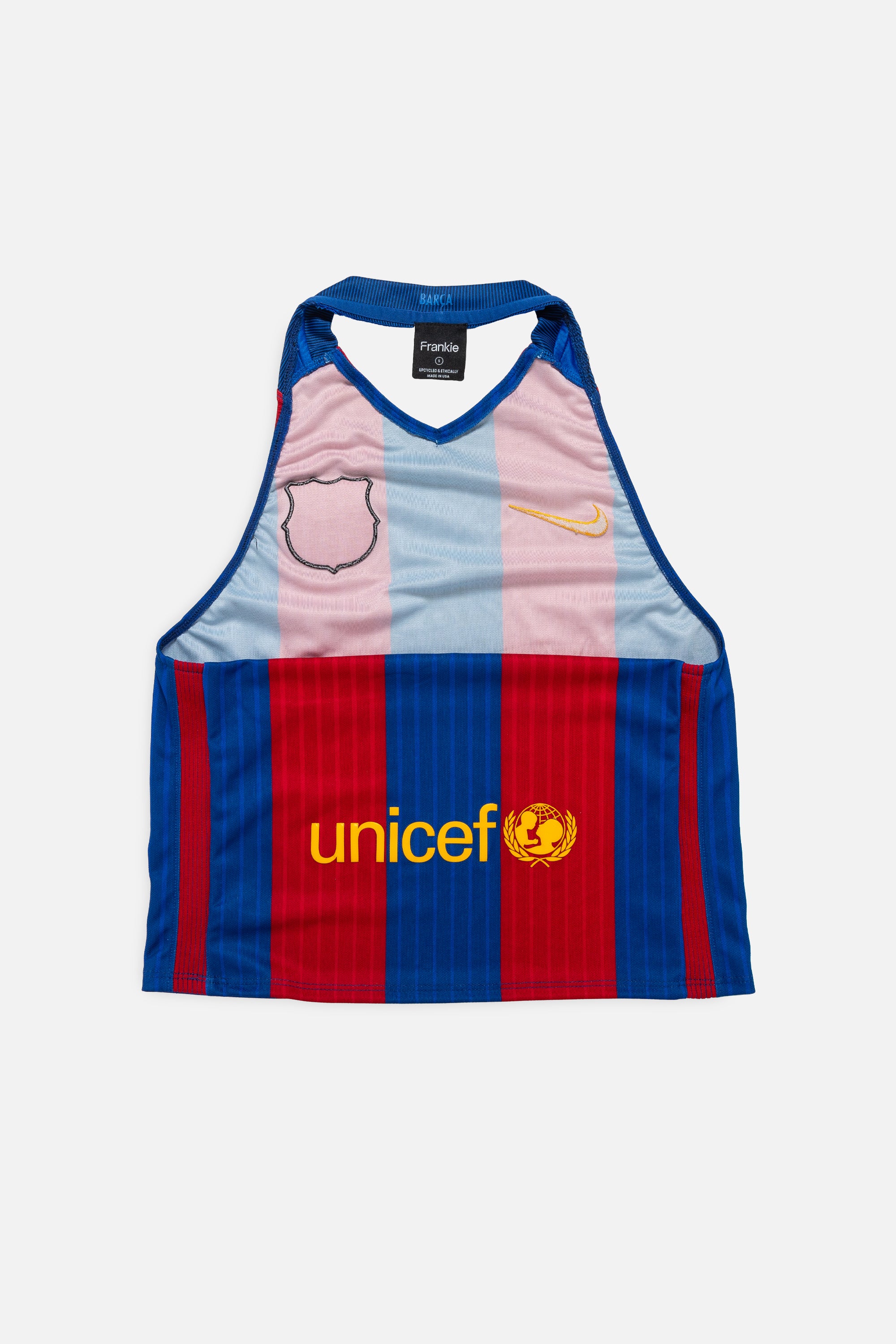 Rework FC Barcelona Halter Top