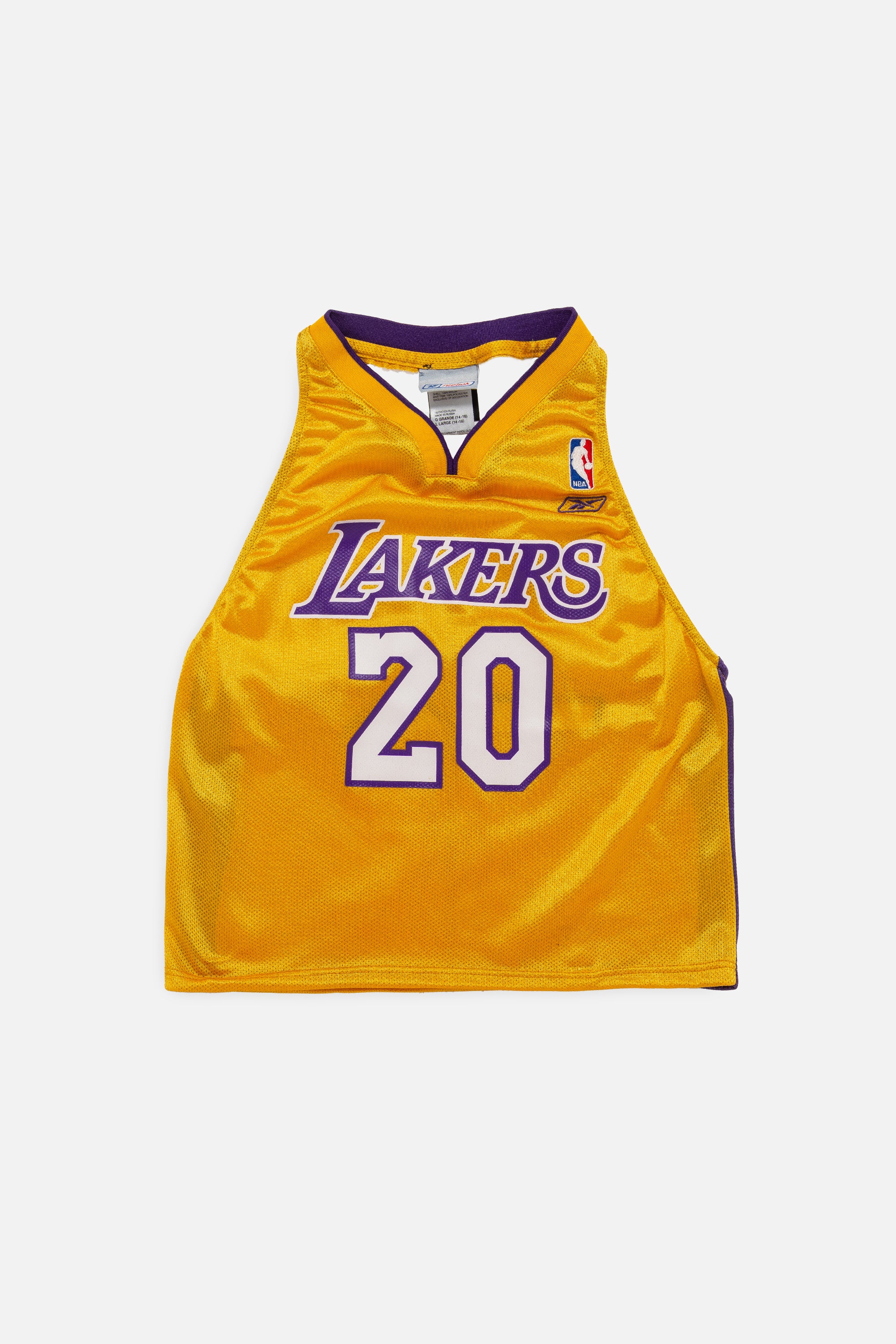 Rework Los Angeles Lakers NBA Halter Top