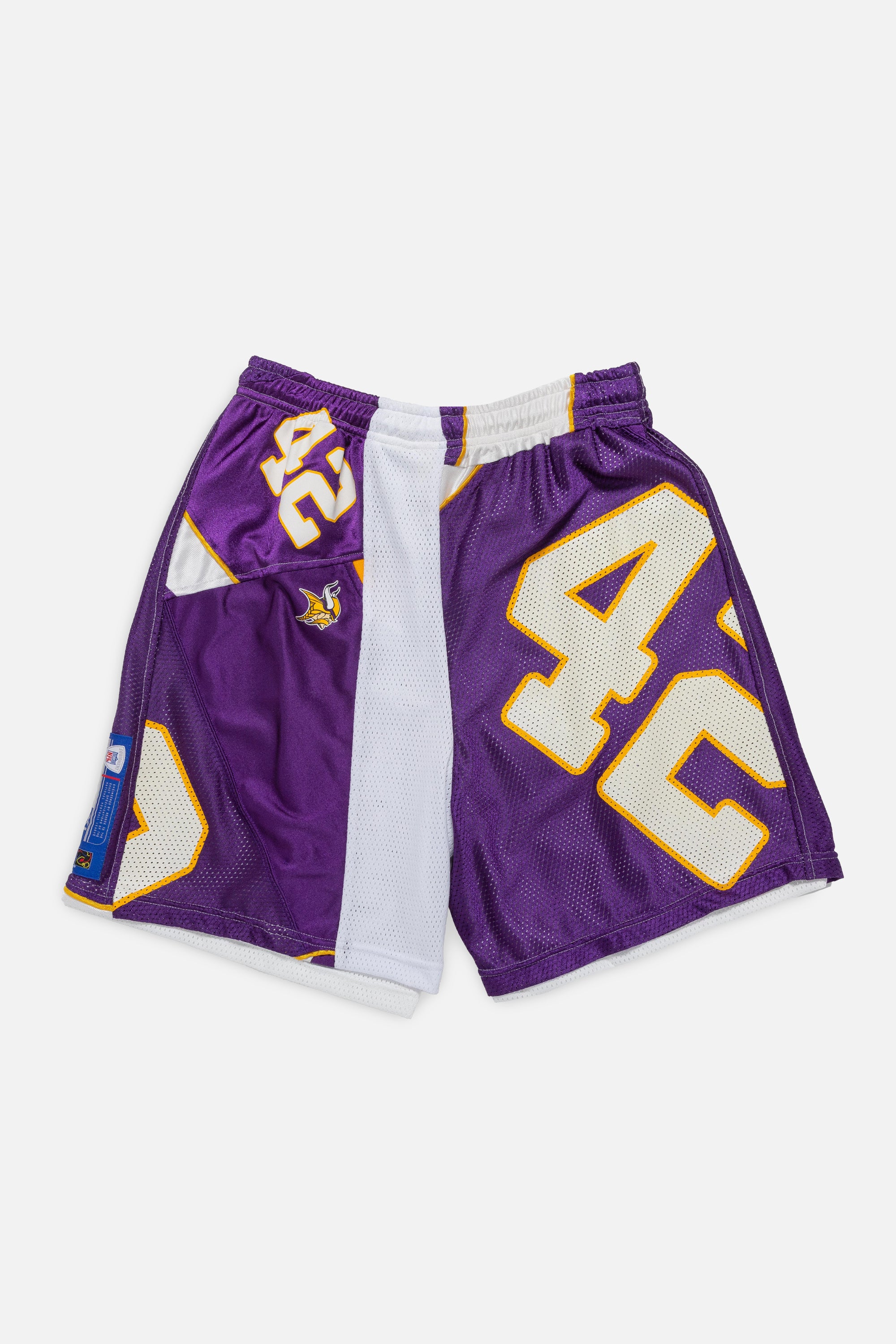 Unisex Rework Minnesota Vikings Jersey Shorts