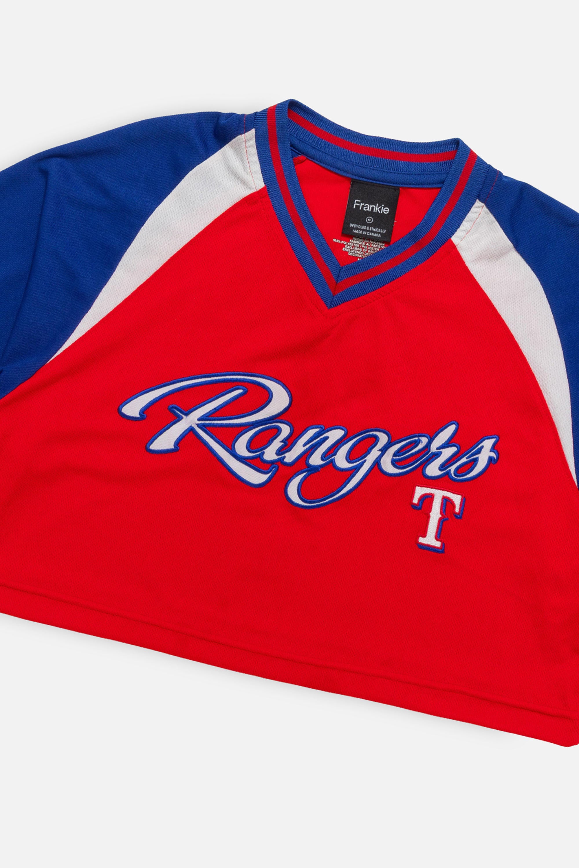 Rework Texas Rangers Crop Tee