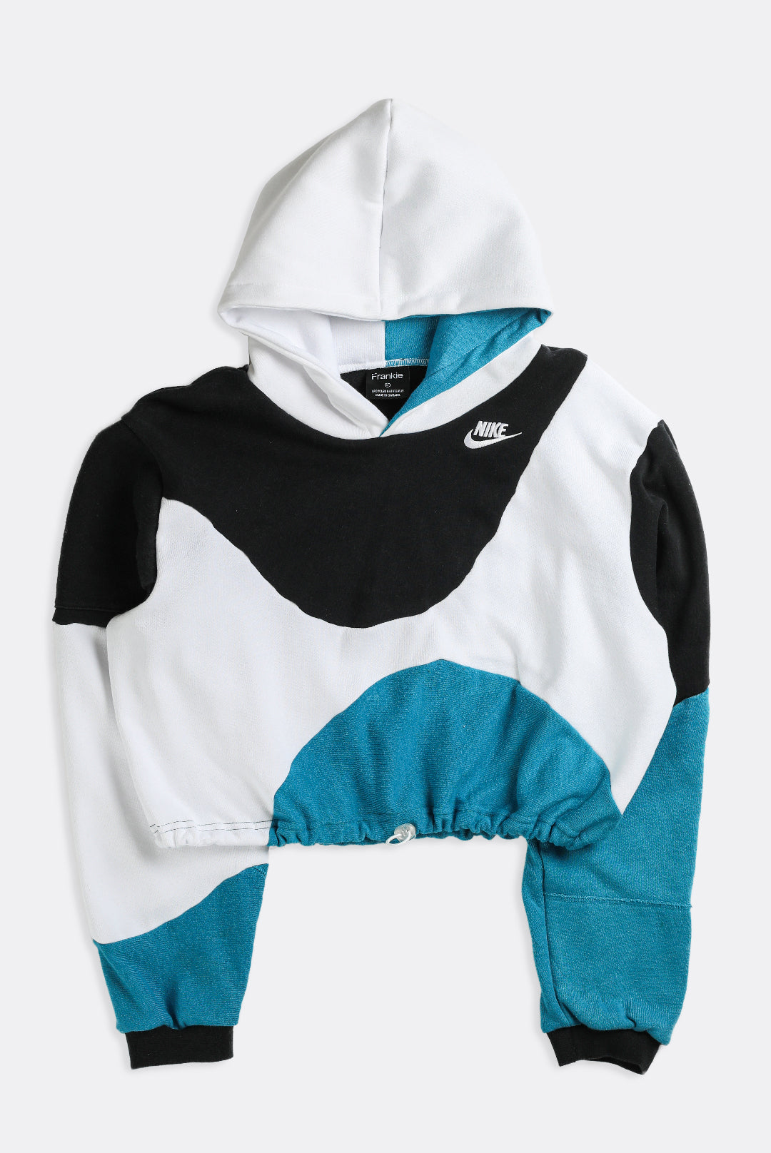 Rework Nike Wave Crop Sweatshirt - M-SWEATERS-Nike-Frankie Collective Rare Vintage Streetwear Reworks