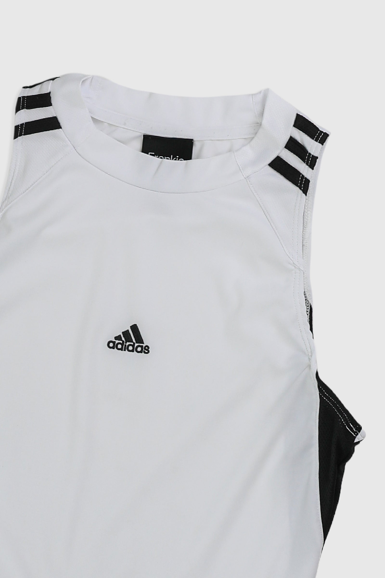 Rework Adidas Crop Tank - L-TOPS-Adidas-Frankie Collective Rare Vintage Streetwear Reworks