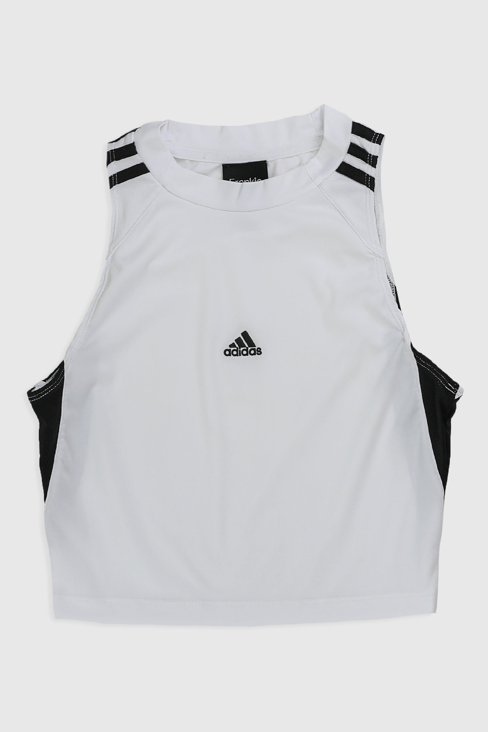 Rework Adidas Crop Tank - L-TOPS-Adidas-Frankie Collective Rare Vintage Streetwear Reworks