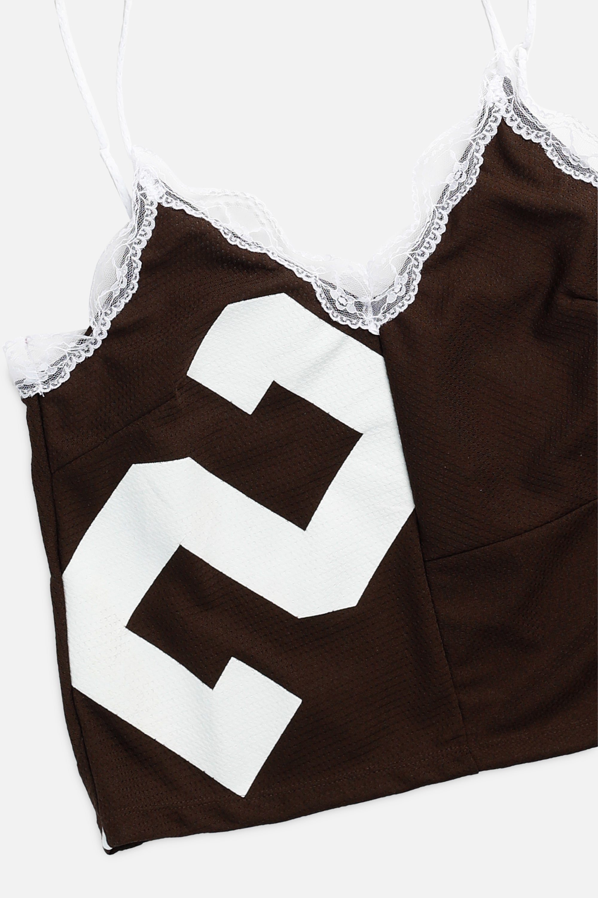 Rework NFL Lace Tank - M-TOPS-NFL-M-Frankie Collective Rare Vintage Streetwear Reworks