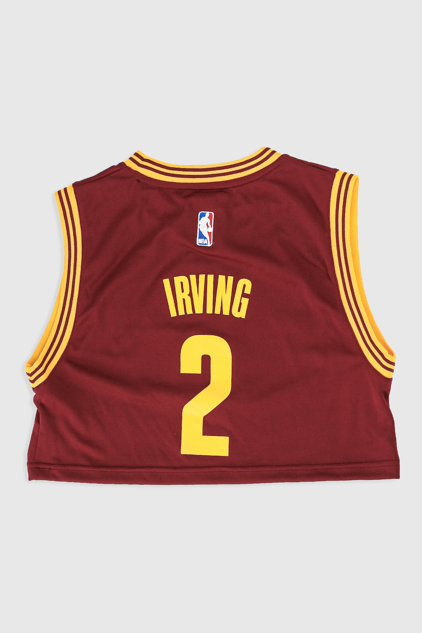 Rework Cavaliers Irving Crop Jersey - M, L-JERSEYS-NBA-M-Frankie Collective Rare Vintage Streetwear Reworks