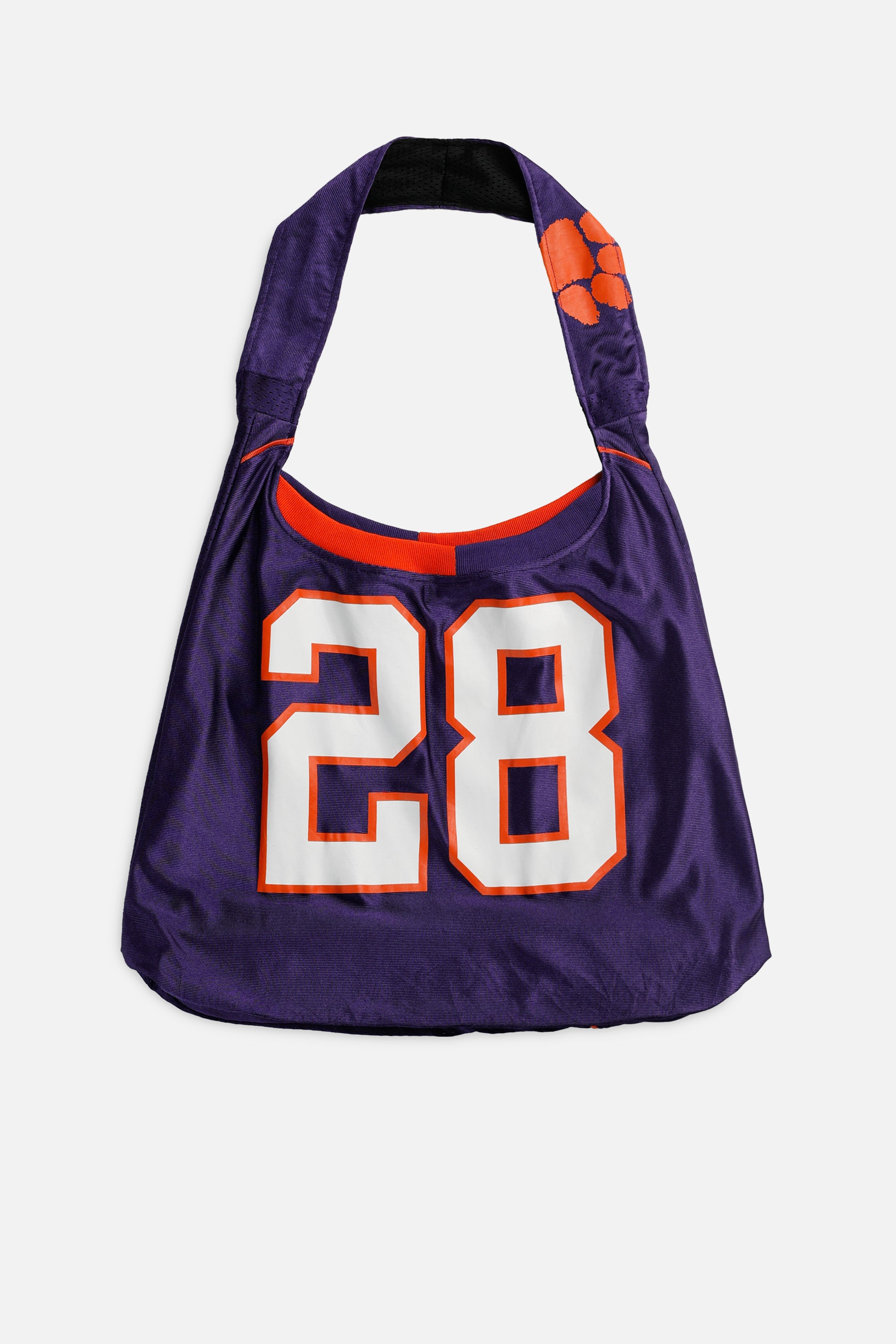 Rework Clemson Tigers NCAA Tote Bag-BAGS-NCAA-Frankie Collective Rare Vintage Streetwear Reworks