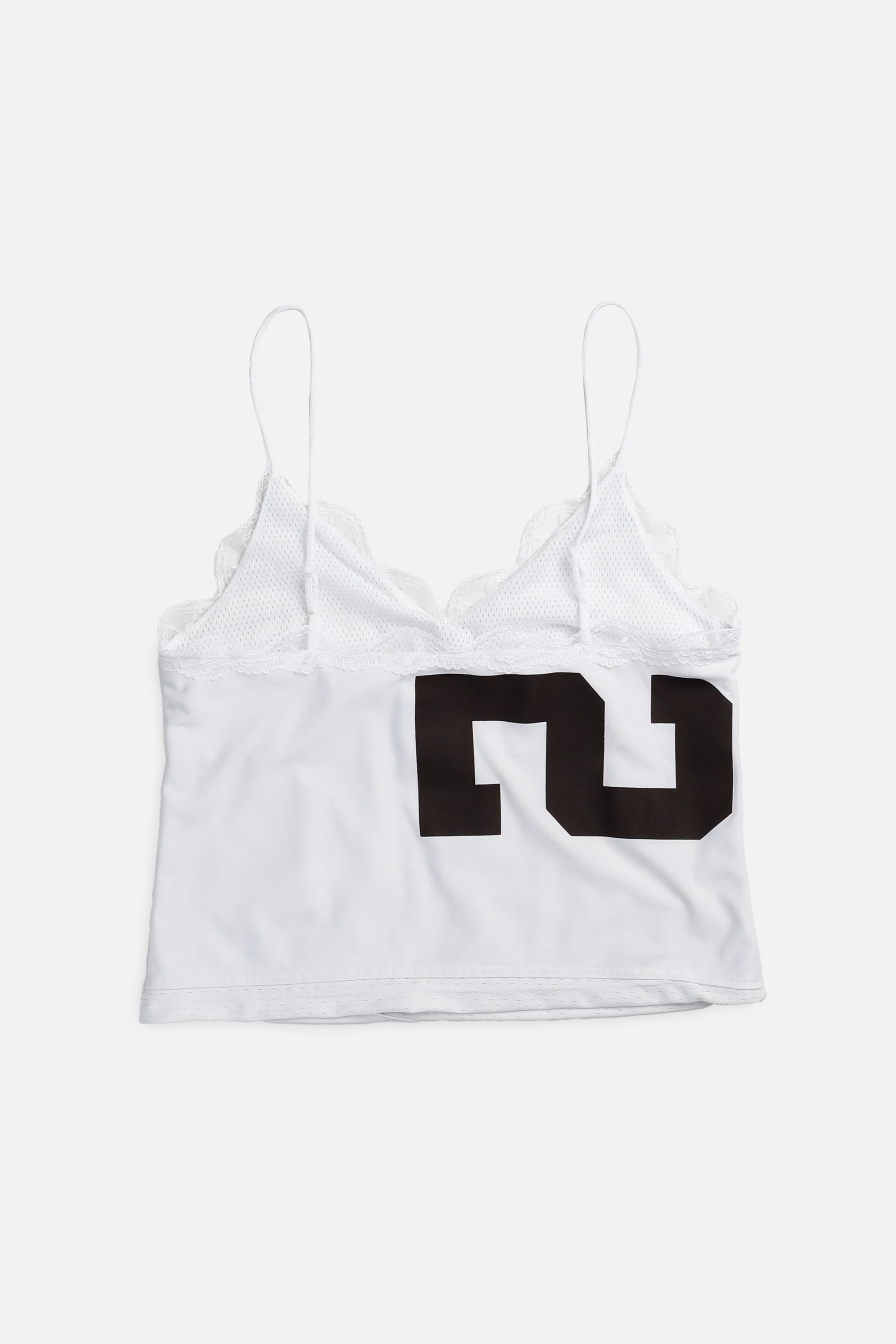 Rework Cleveland Browns NFL Lace Tank - L-TOPS-NFL-L-Frankie Collective Rare Vintage Streetwear Reworks