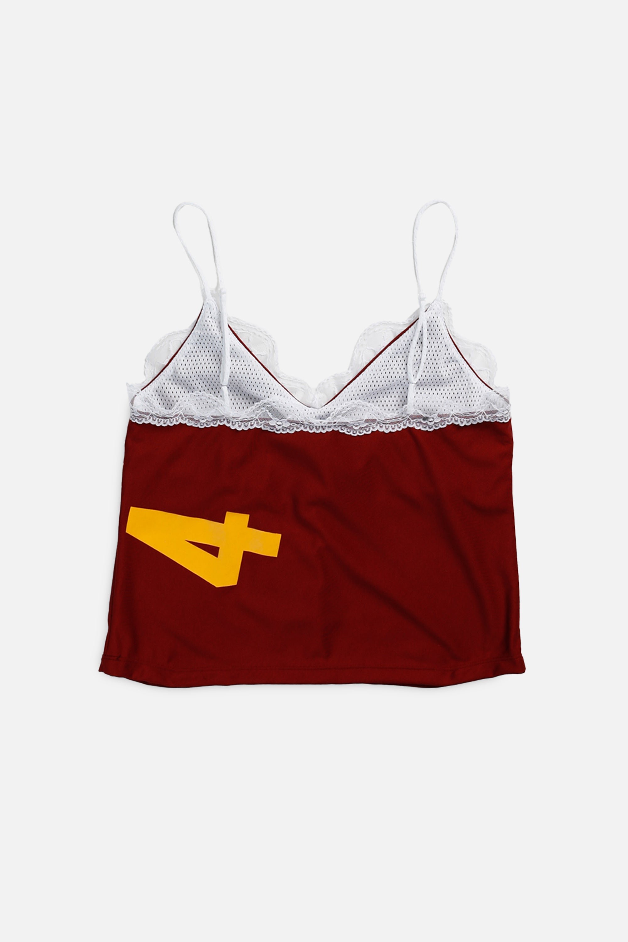 Rework Cleveland Cavaliers NBA Lace Tank - S-TOPS-NBA-S-Frankie Collective Rare Vintage Streetwear Reworks