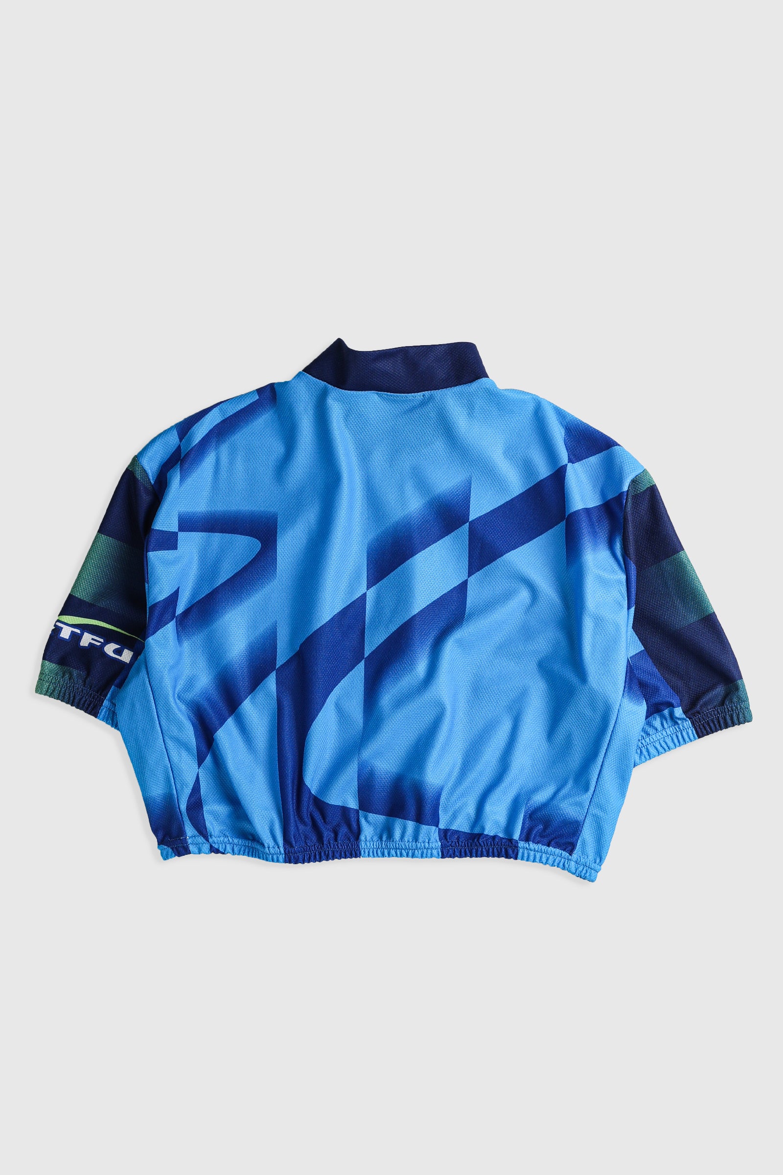 Rework Crop Cycling Jersey - XL-JERSEYS-vendor-unknown-Frankie Collective Rare Vintage Streetwear Reworks