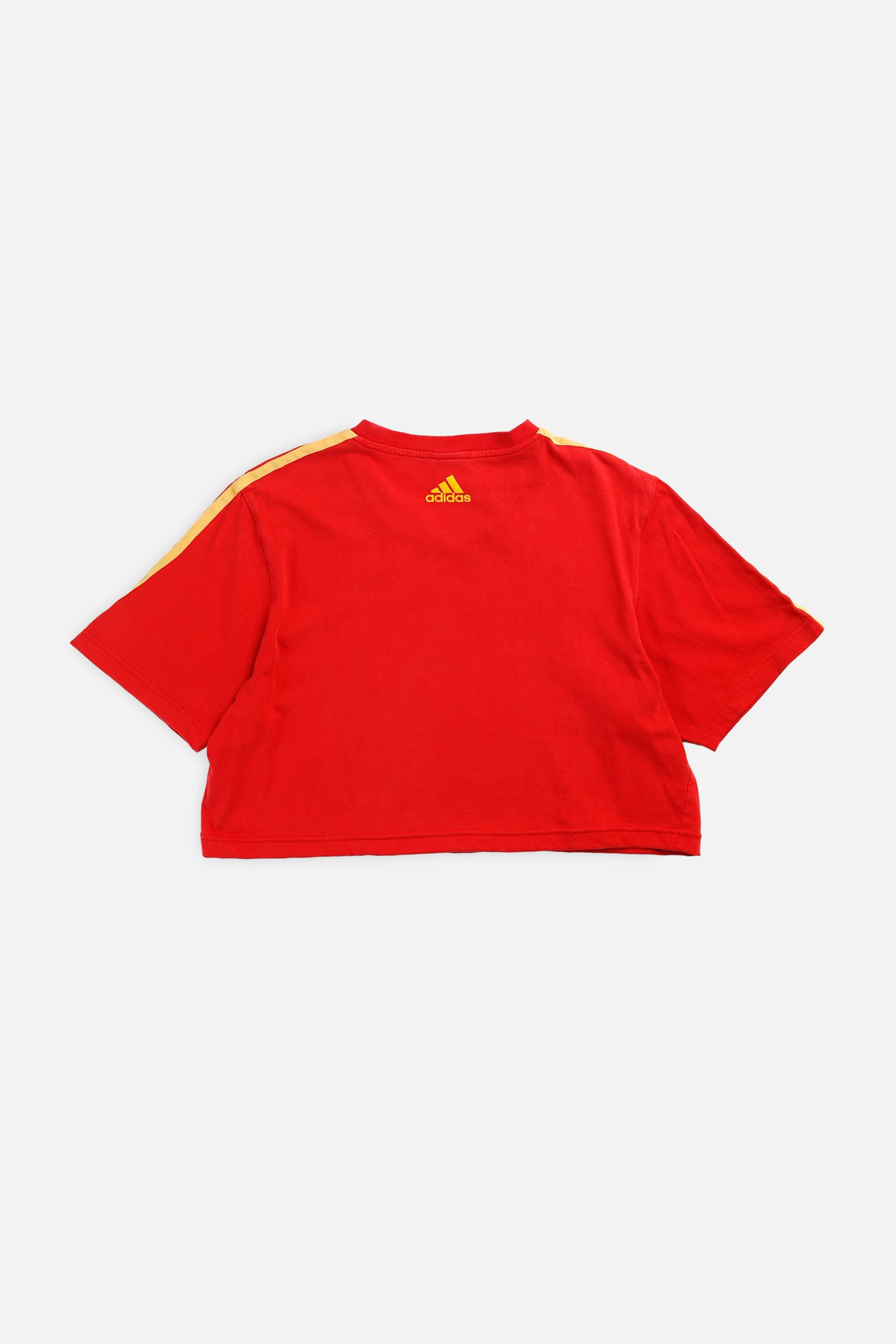 Rework Crop Germany Soccer Tee - L-JERSEYS-vendor-unknown-L-Frankie Collective Rare Vintage Streetwear Reworks