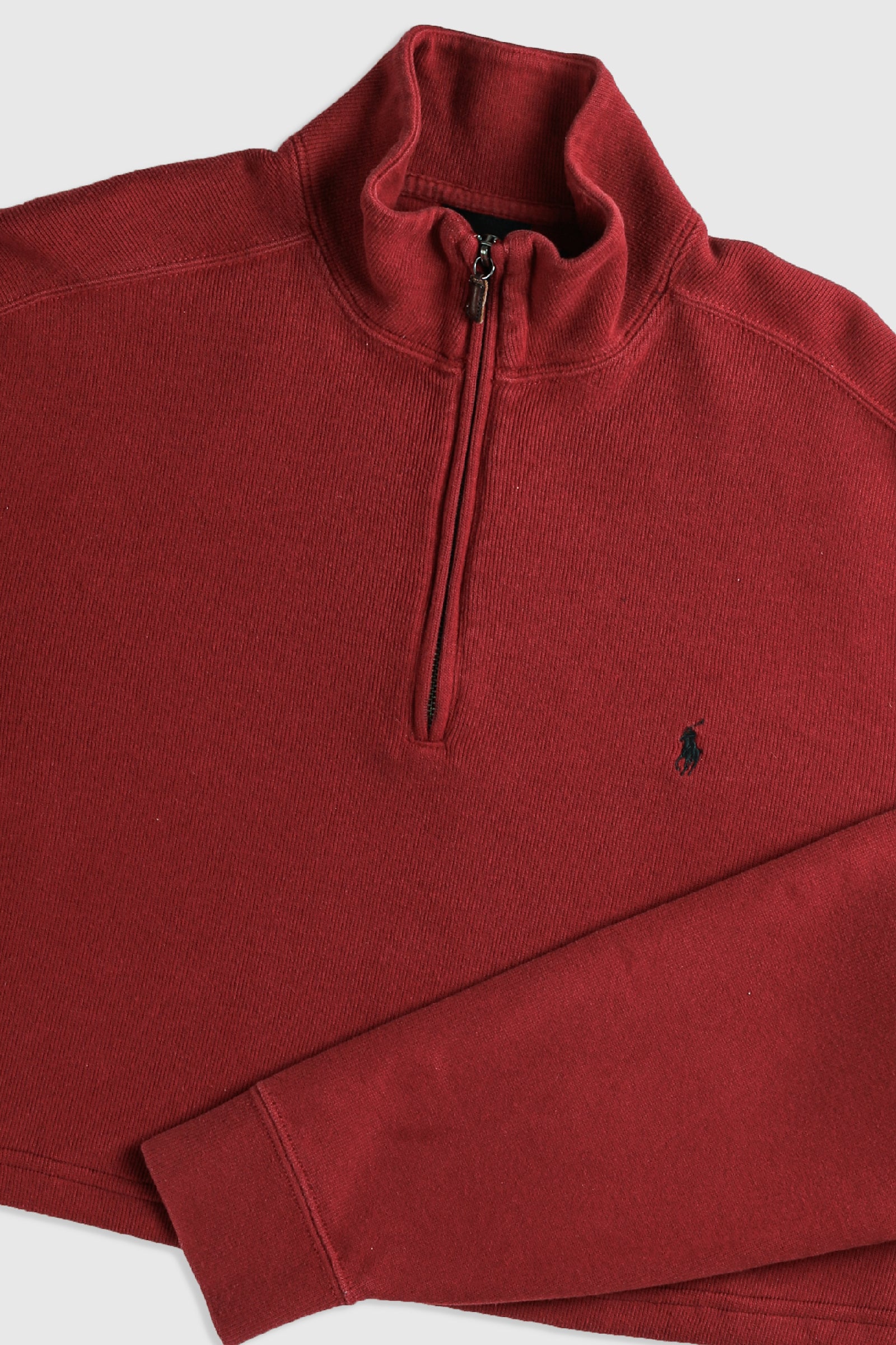 Rework Crop Knit Sweater - XL-SWEATERS-vendor-unknown-Frankie Collective Rare Vintage Streetwear Reworks