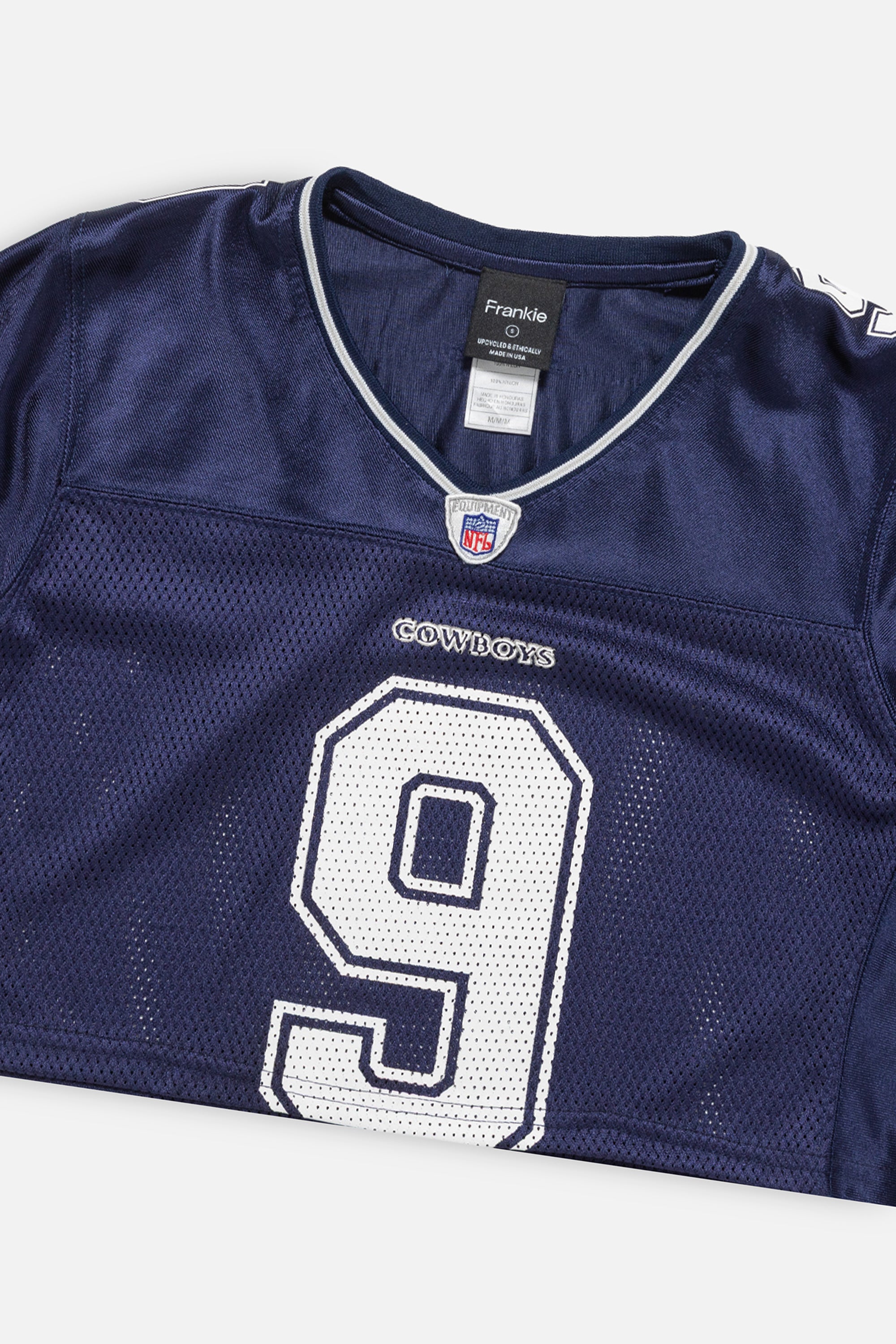 Rework Dallas Cowboys Crop Jersey-NFL-Frankie Collective-Rework-Vintage-Streetwear