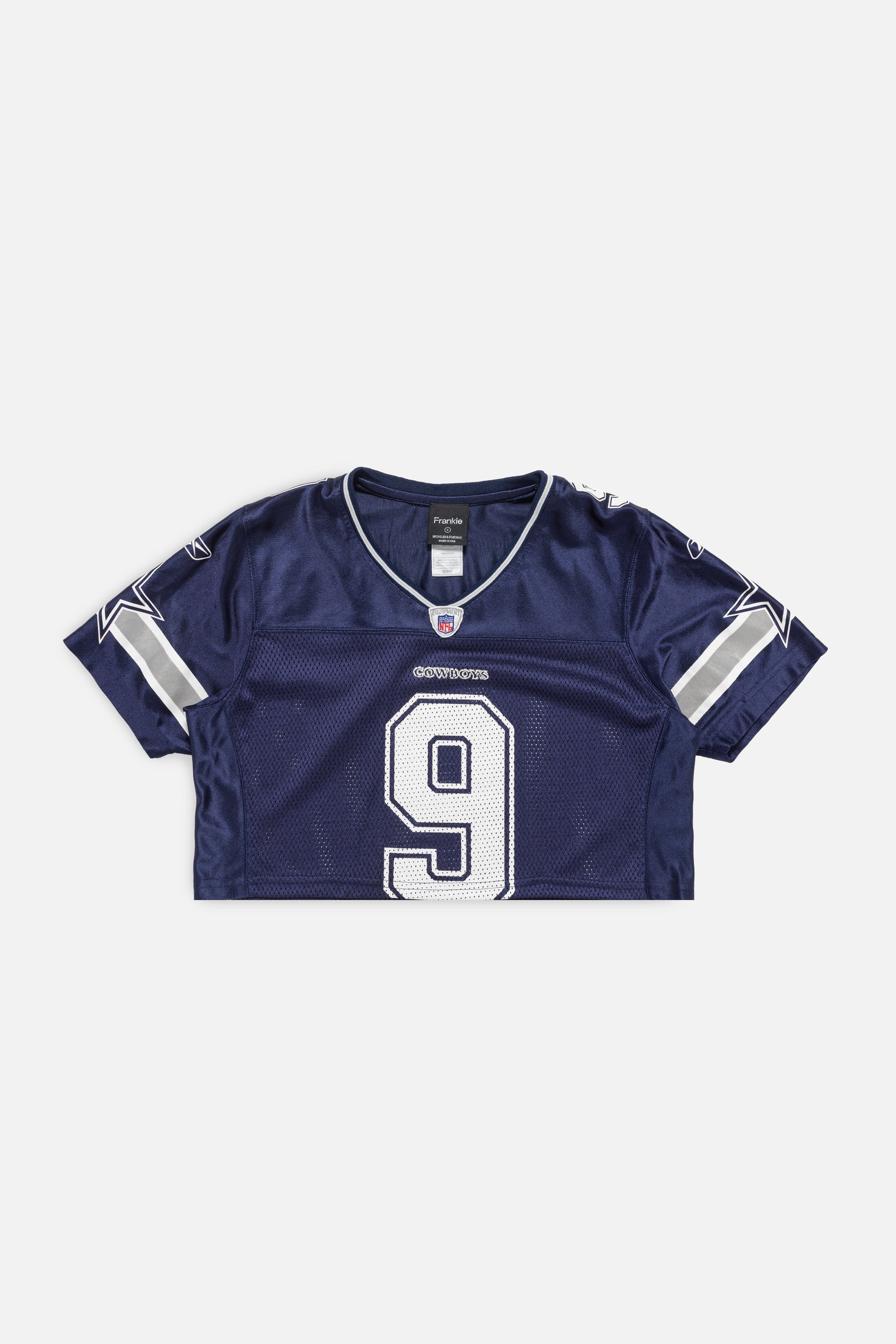 Rework Dallas Cowboys Crop Jersey-NFL-Frankie Collective-Rework-Vintage-Streetwear