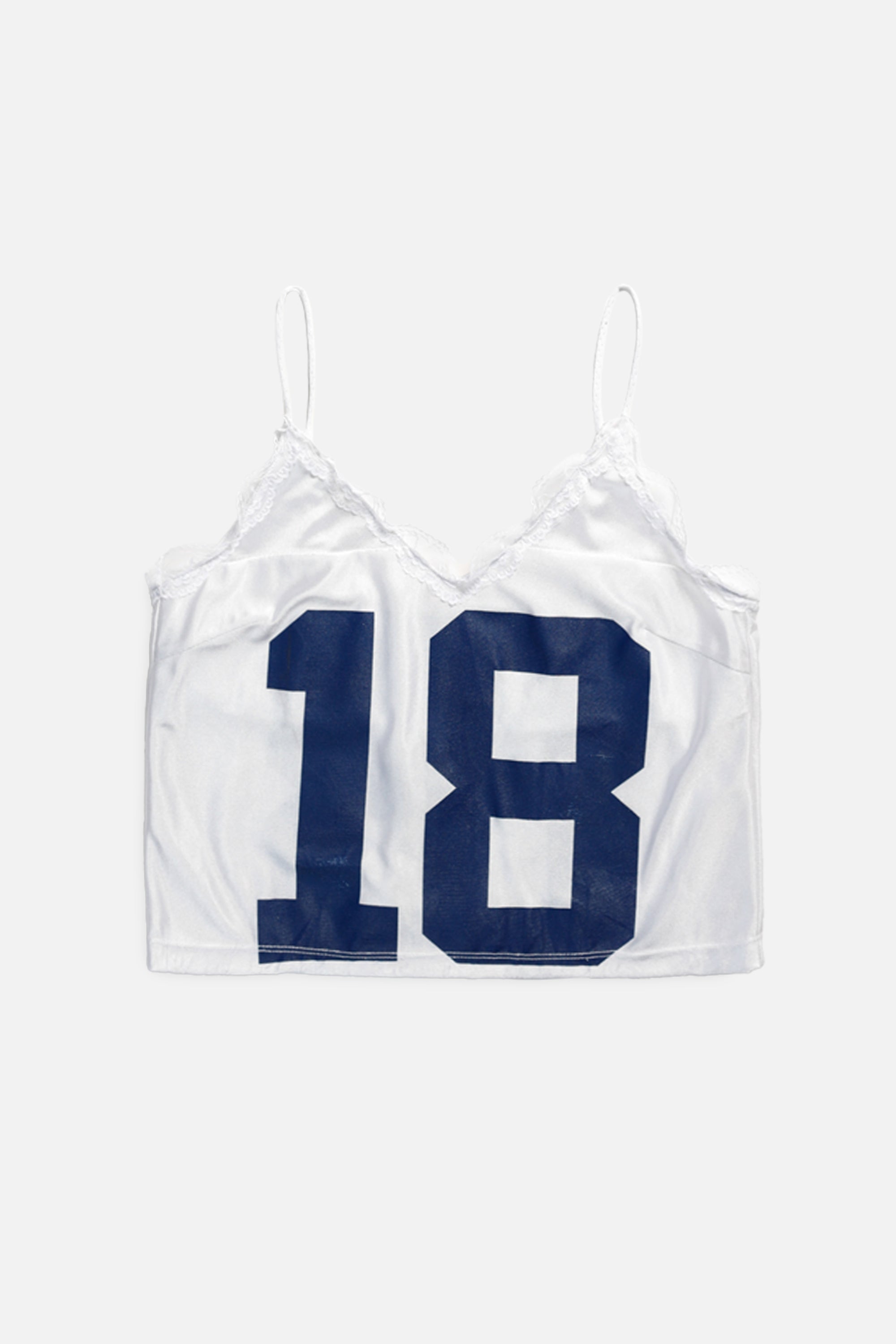 Rework Dallas Cowboys NFL Lace Tank - L-TOPS-NFL-L-Frankie Collective Rare Vintage Streetwear Reworks