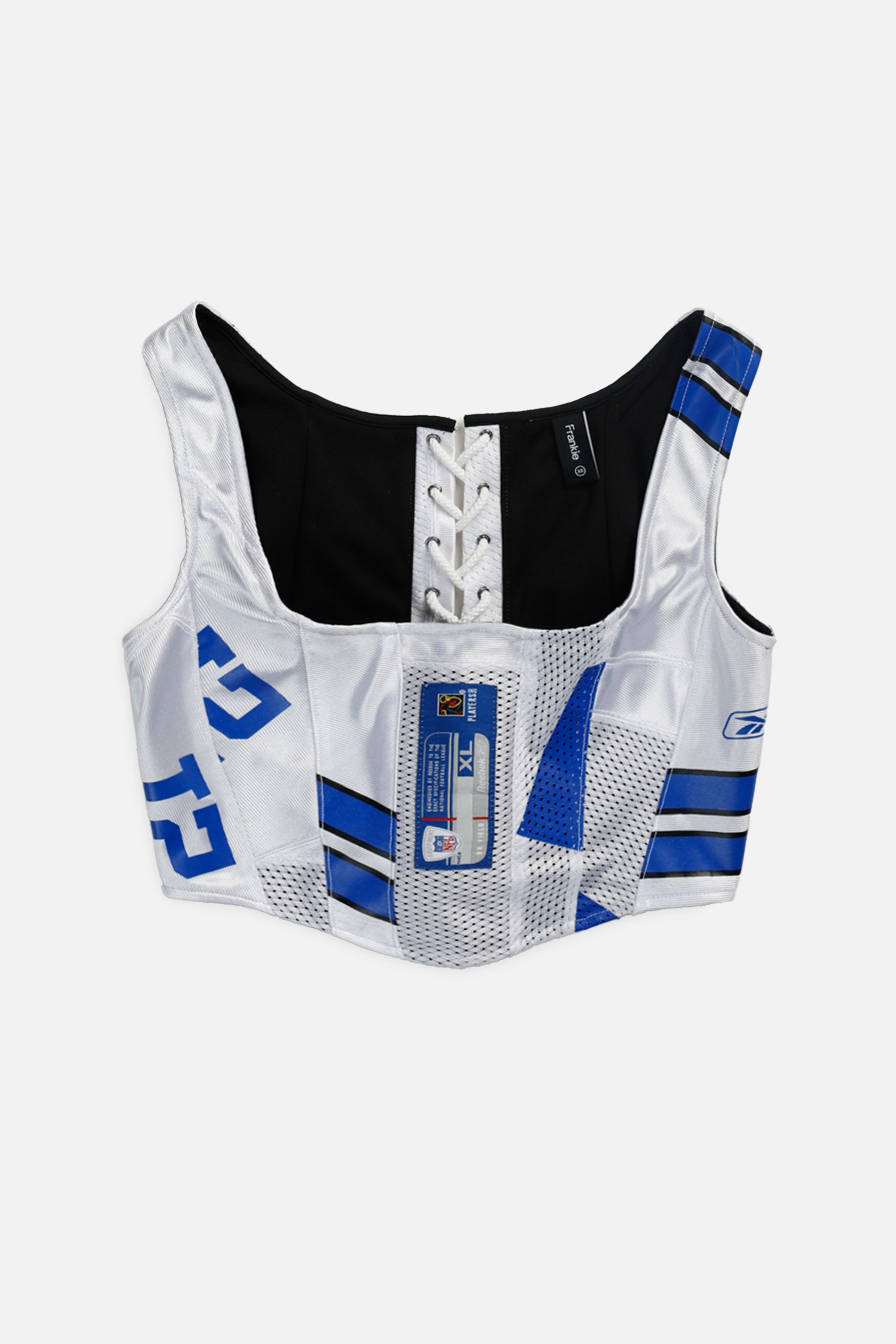 Rework Dallas Cowboys NFL Corset - XS-TOPS-NFL-XS-Frankie Collective Rare Vintage Streetwear Reworks