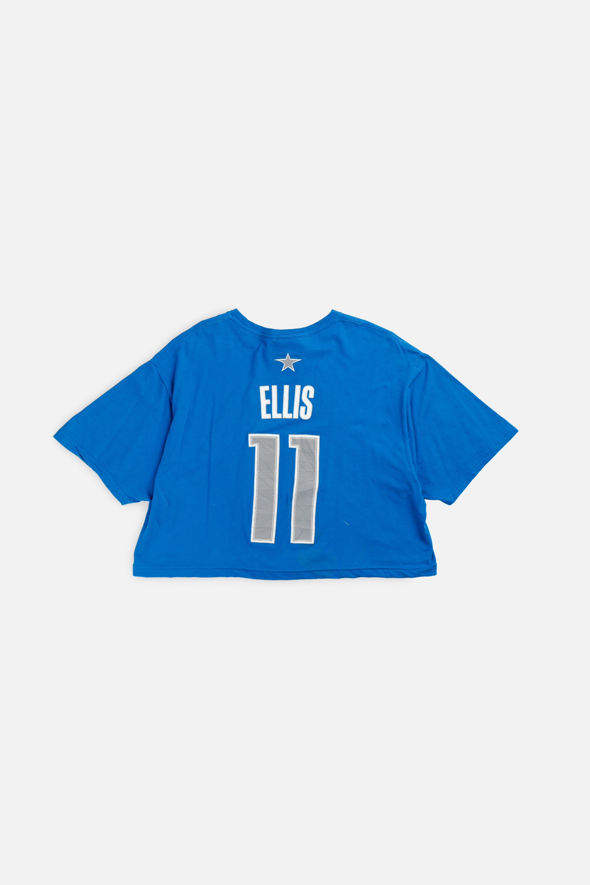 Rework Dallas Mavericks NBA Crop Tee - L-TOPS-NBA-L-Frankie Collective Rare Vintage Streetwear Reworks