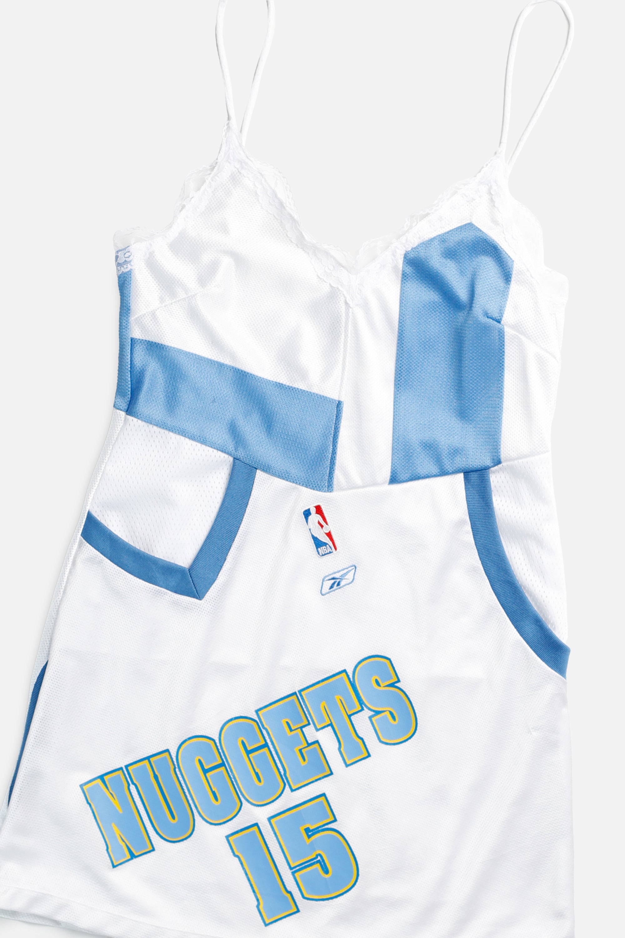 Rework Denver Nuggets NBA Lace Dress - S-DRESSES-NBA-Frankie Collective