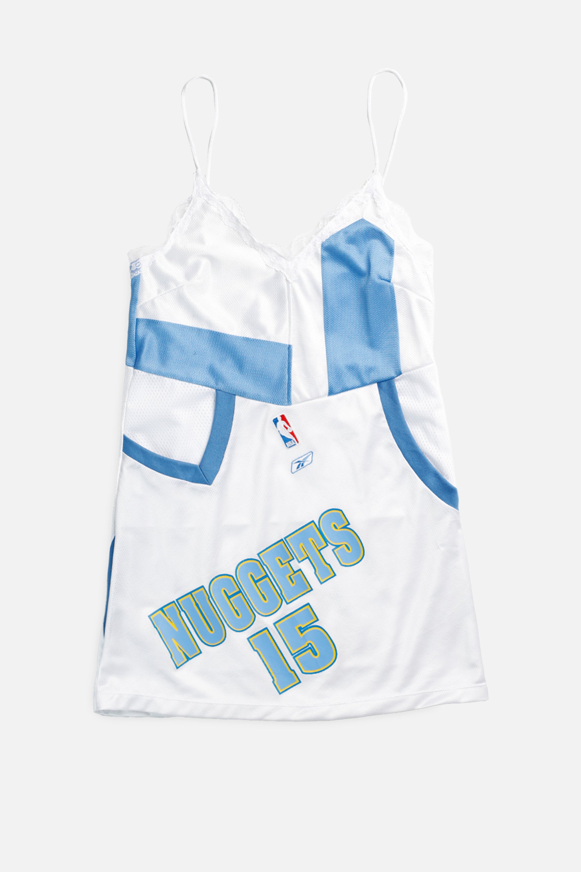 Rework Denver Nuggets NBA Lace Dress - S-DRESSES-NBA-Frankie Collective