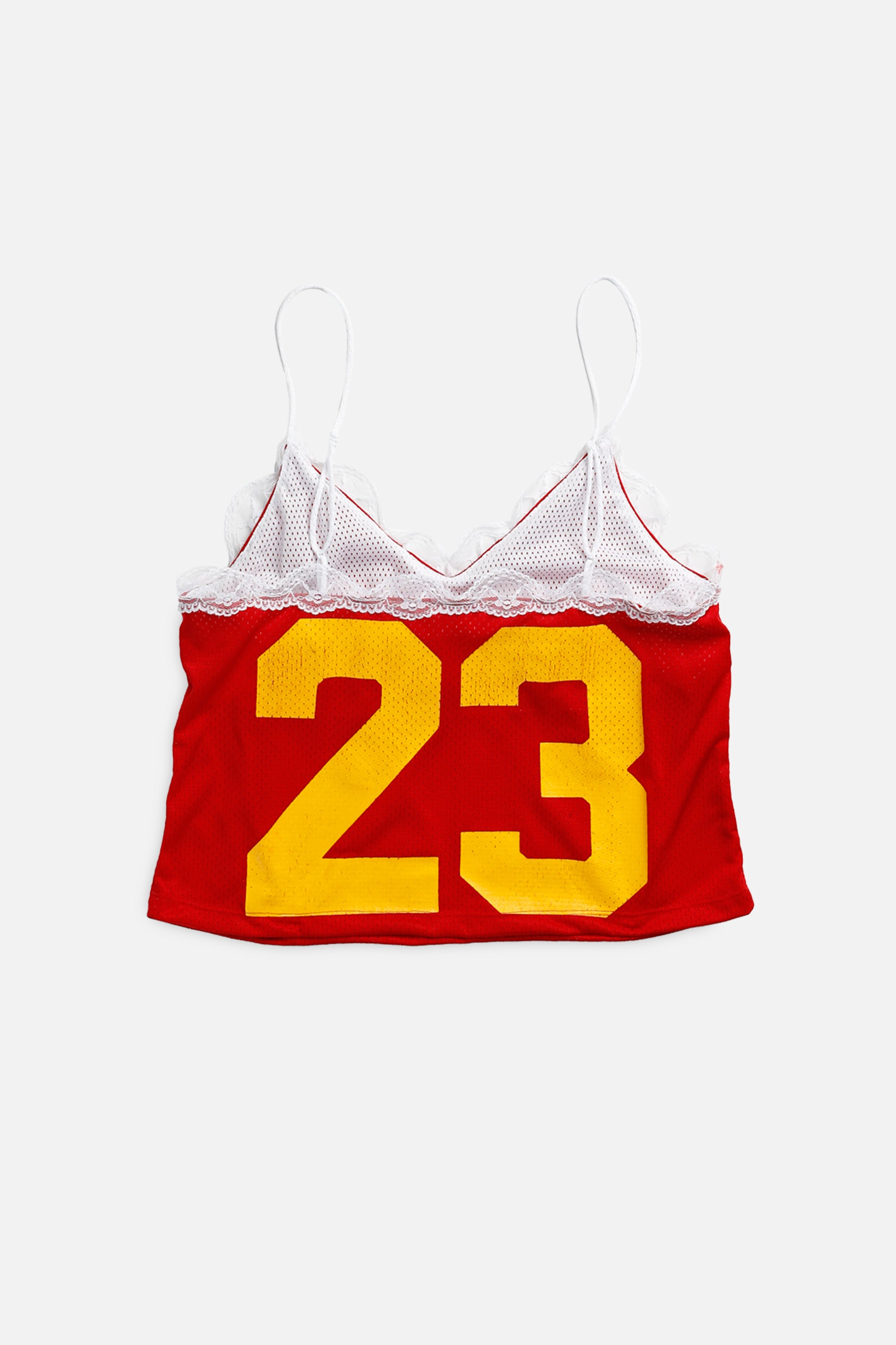 Rework Football Lace Tank - L-TOPS-NFL-L-Frankie Collective Rare Vintage Streetwear Reworks