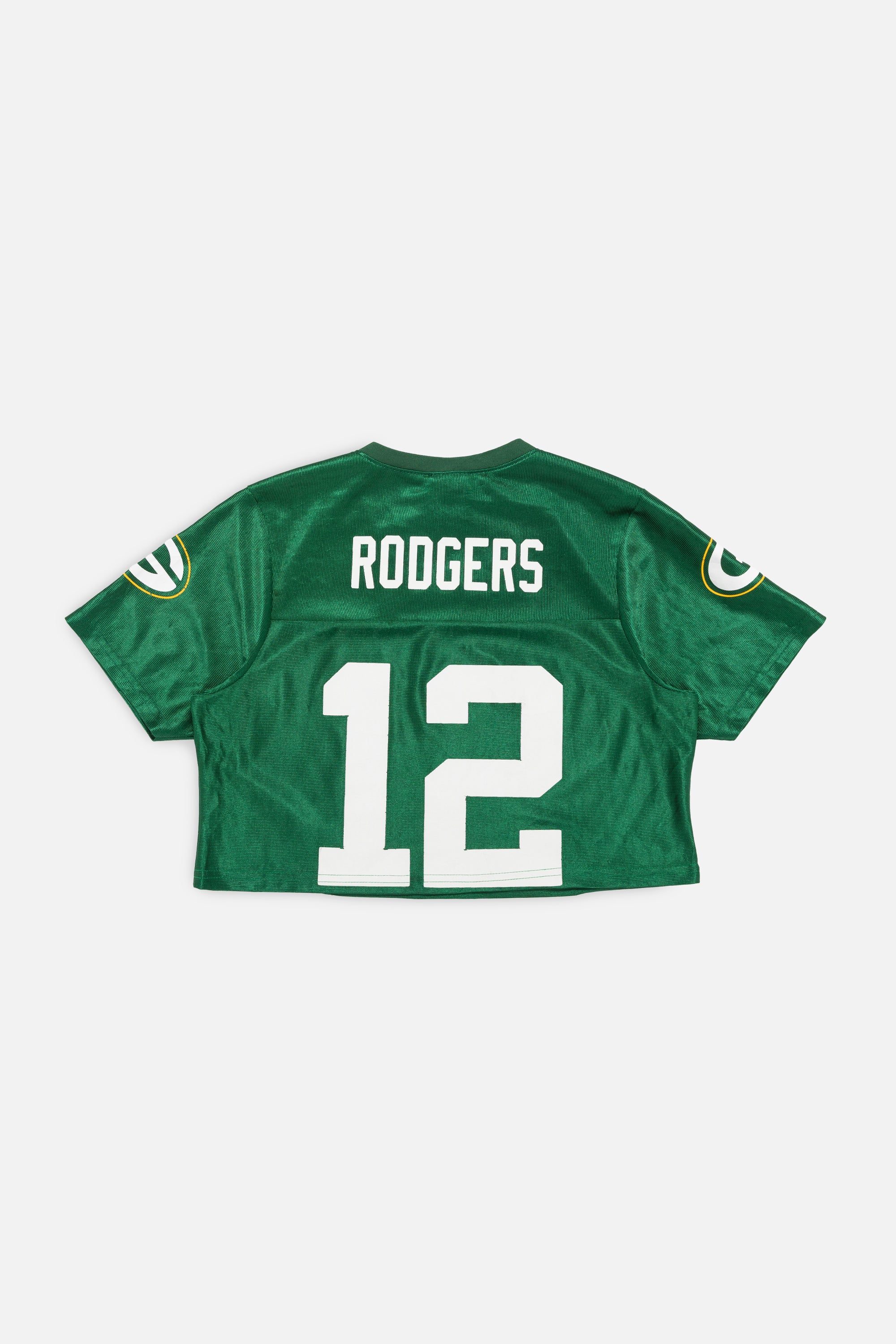 Rework Green Bay Packers Crop Jersey-NFL-Frankie Collective-Rework-Vintage-Streetwear