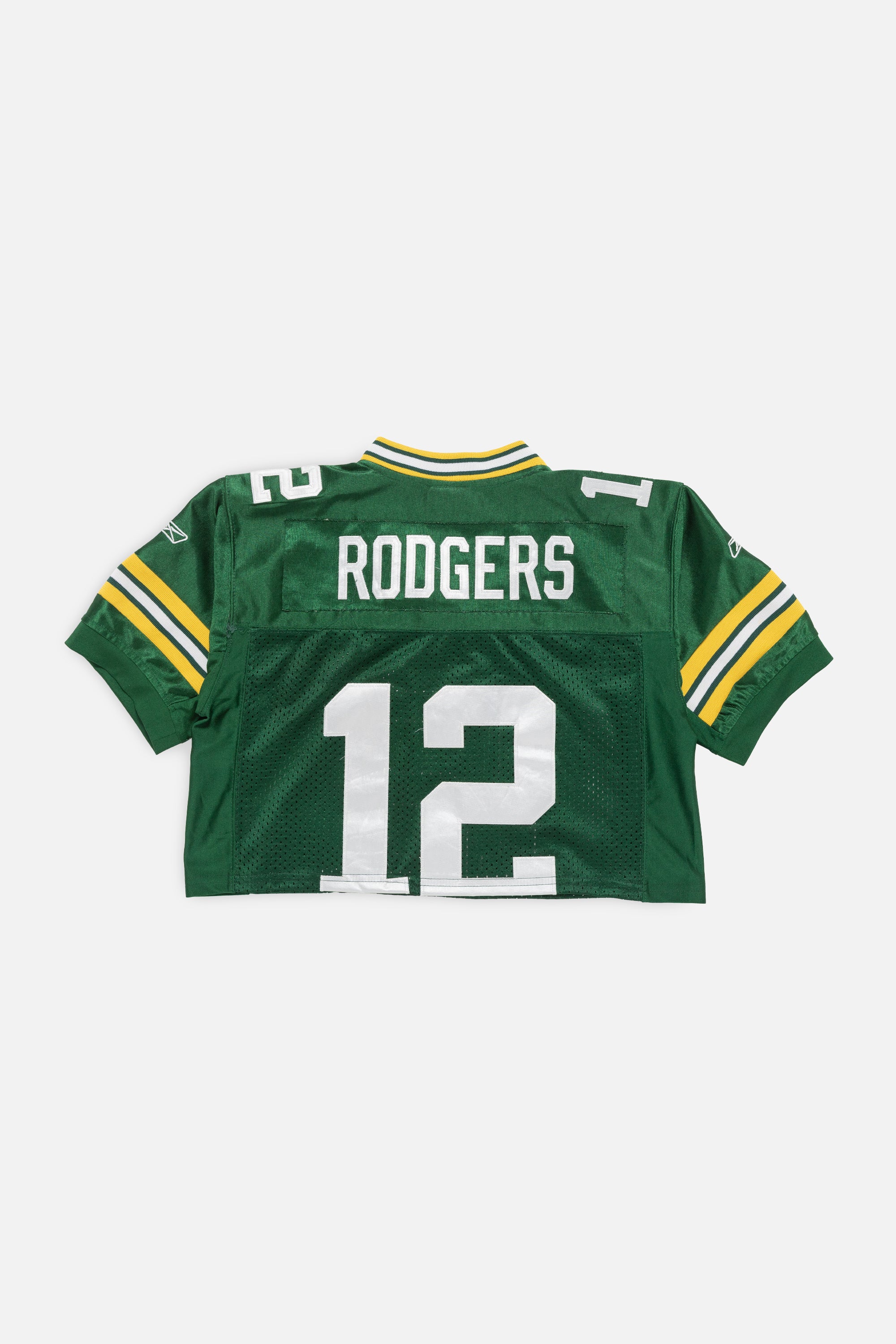 Rework Green Bay Packers Crop Jersey-NFL-Frankie Collective-Rework-Vintage-Streetwear