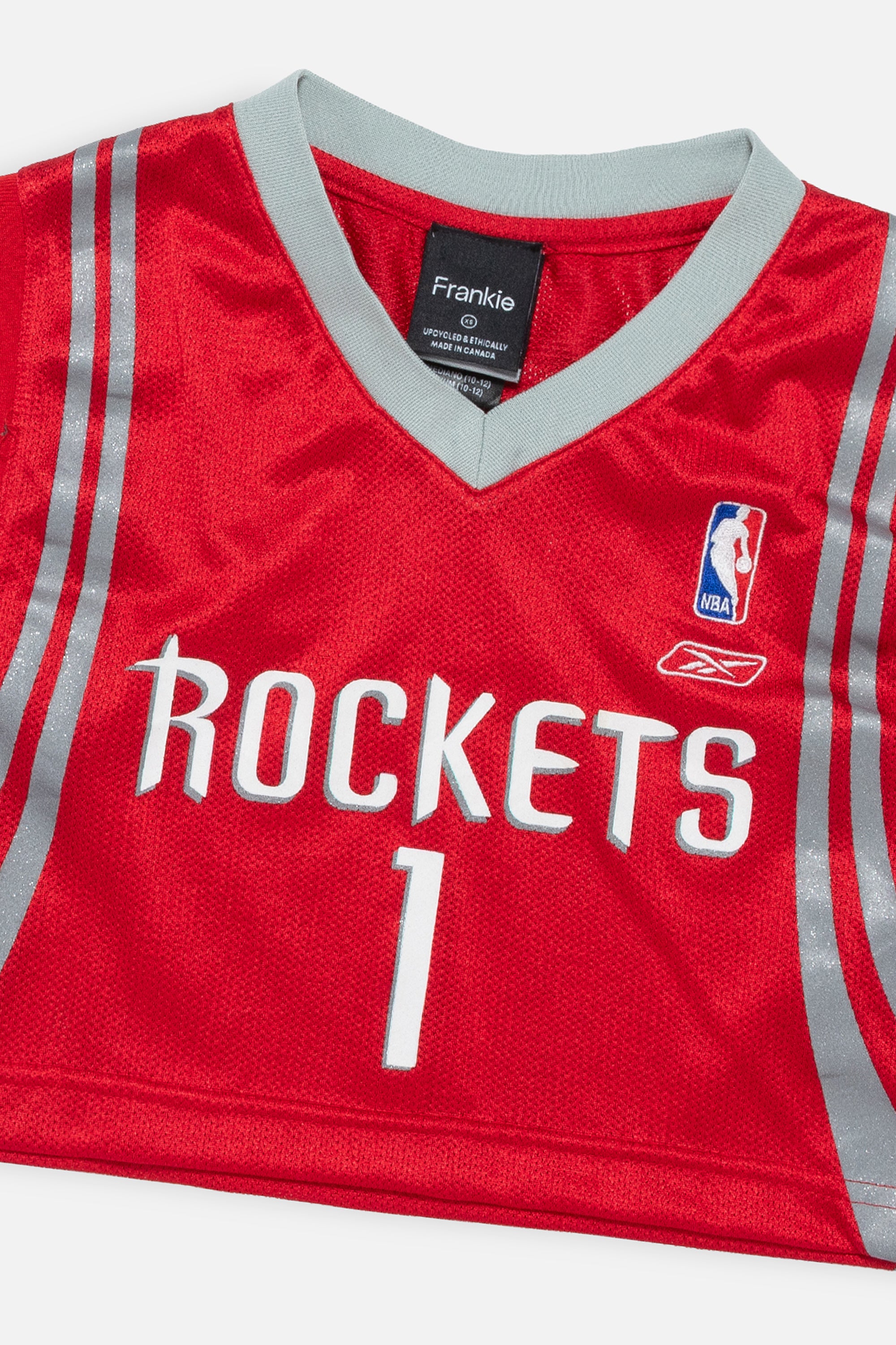 Rework Houston Rockets Crop Jersey - XS-JERSEYS-NBA-Frankie Collective