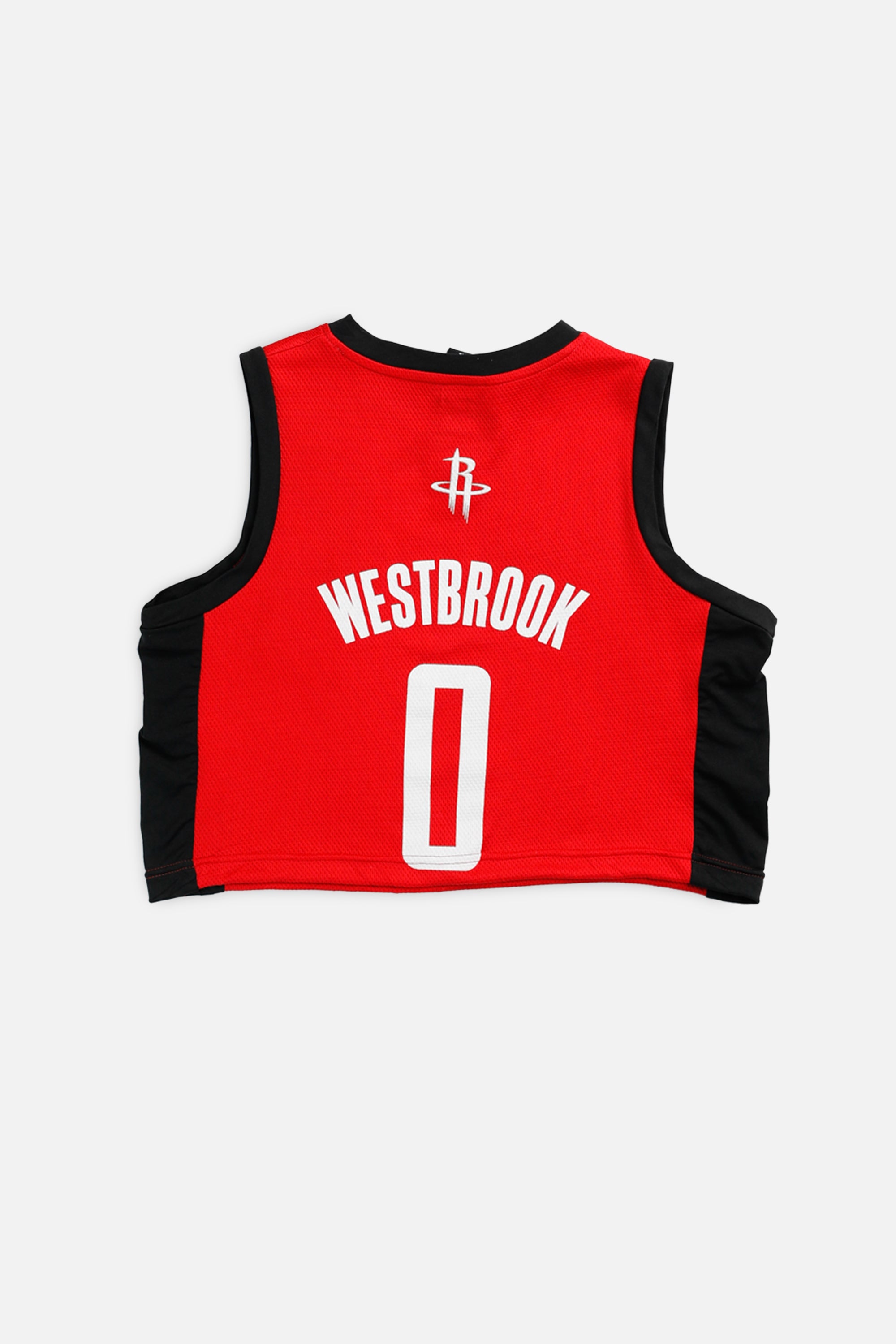 Rework Houston Rockets NBA Crop Jersey - S-JERSEYS-NBA-S-Frankie Collective Rare Vintage Streetwear Reworks