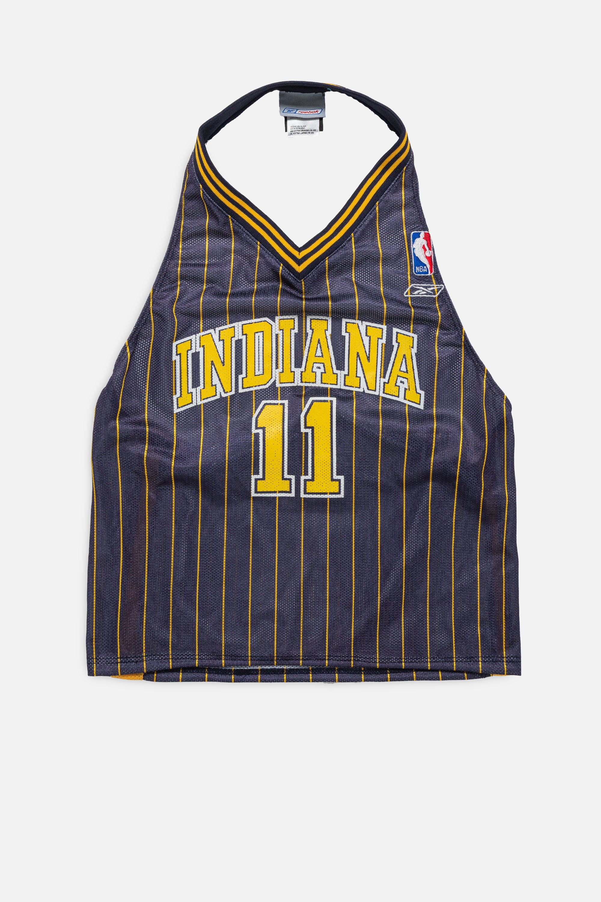 Rework Indiana Pacers Halter Top-NBA-Frankie Collective-Rework-Vintage-Streetwear