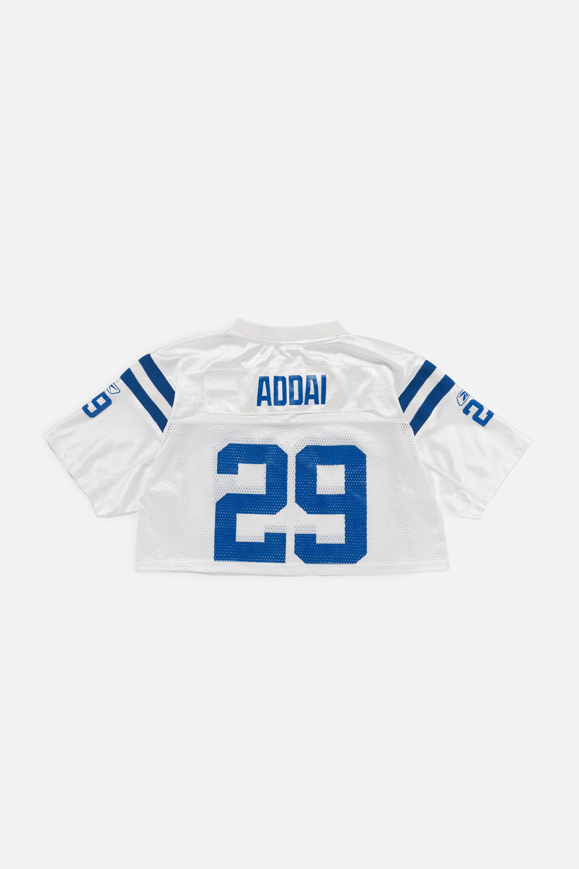 Rework Indianapolis Colts Crop Jersey-NFL-Frankie Collective-Rework-Vintage-Streetwear