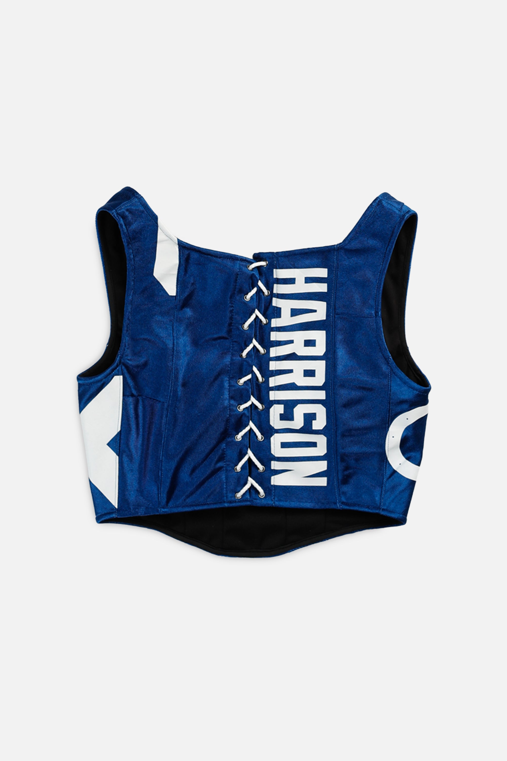 Rework Indianapolis Colts NFL Corset - M-TOPS-NFL-M-Frankie Collective Rare Vintage Streetwear Reworks