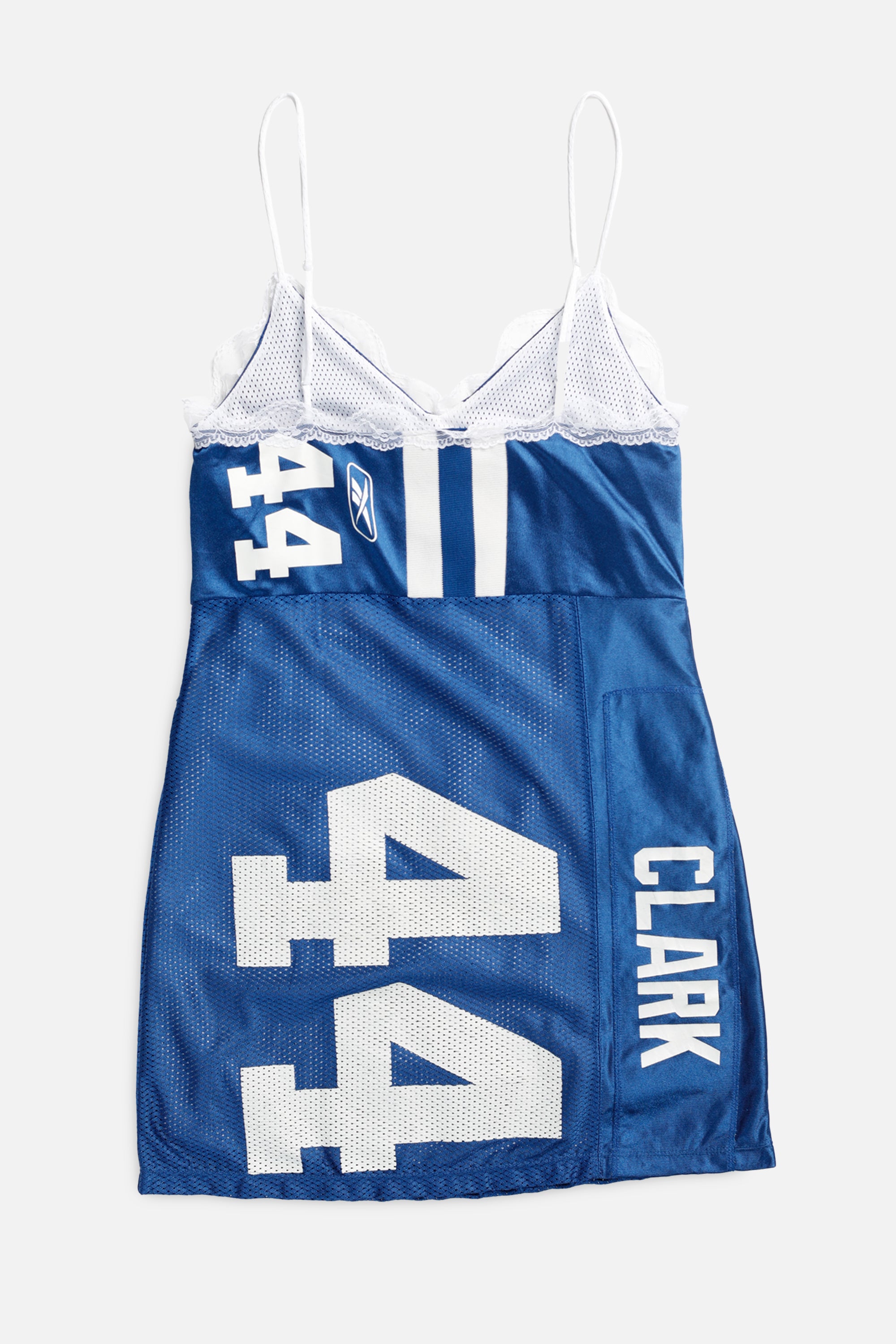 Rework Indianapolis Colts NFL Lace Dress - S-DRESSES-NFL-S-Frankie Collective Rare Vintage Streetwear Reworks